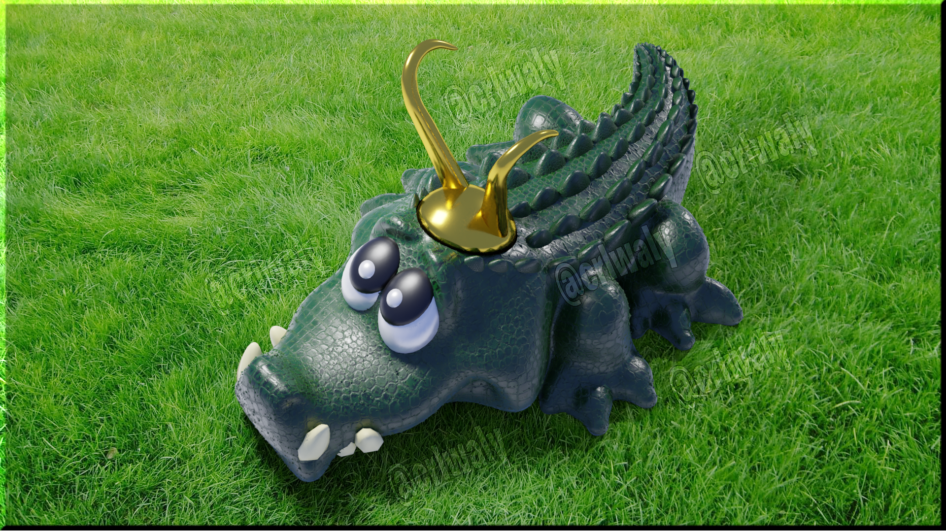 Download Free STL File Baby Alligator Loki CocodriLoki Baby • 3D Printable Design ・ Cults