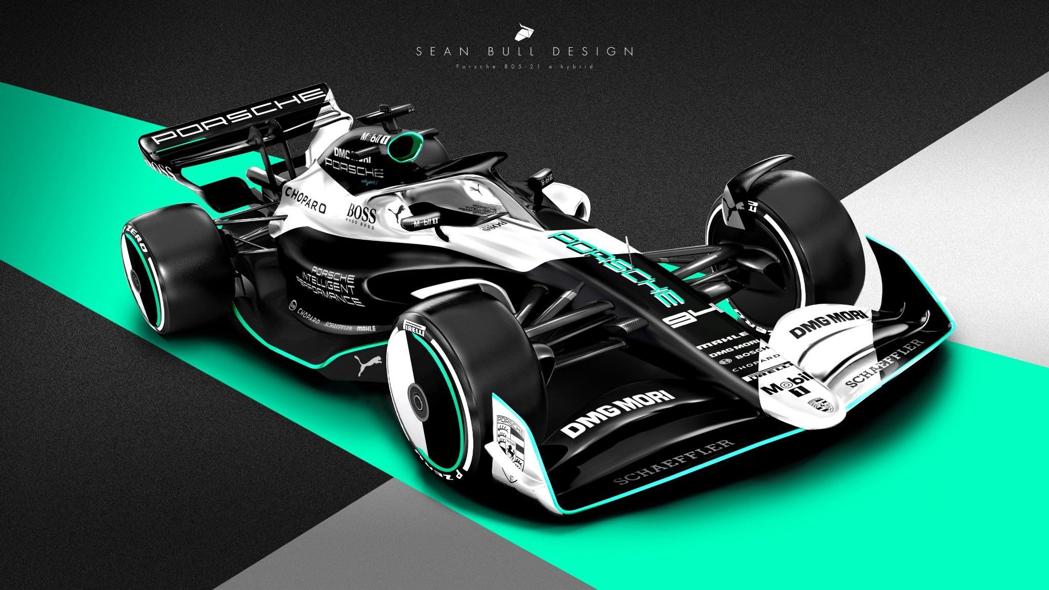 Sean Bull Design 2022 Concept Liveries. What do you think about the new shape cars? #F1 #Formula1 #F12020 #LiveryDesign