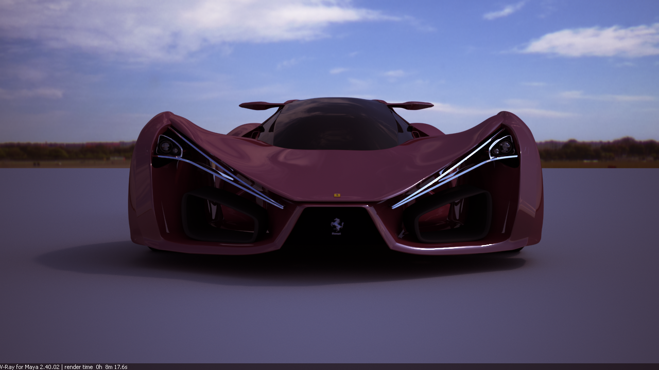 Ferrari F80 Concept Car (Red)