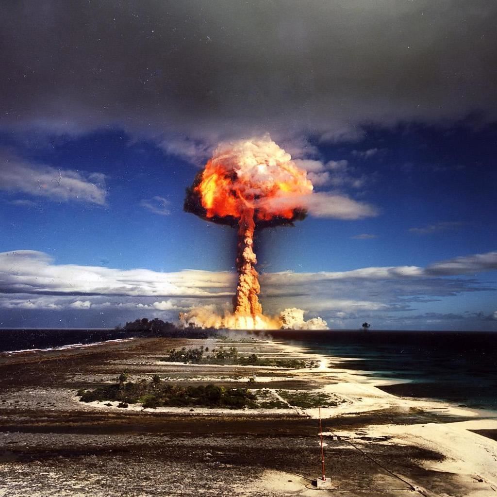 Nuclear Explosion iPad Wallpaper Free Download