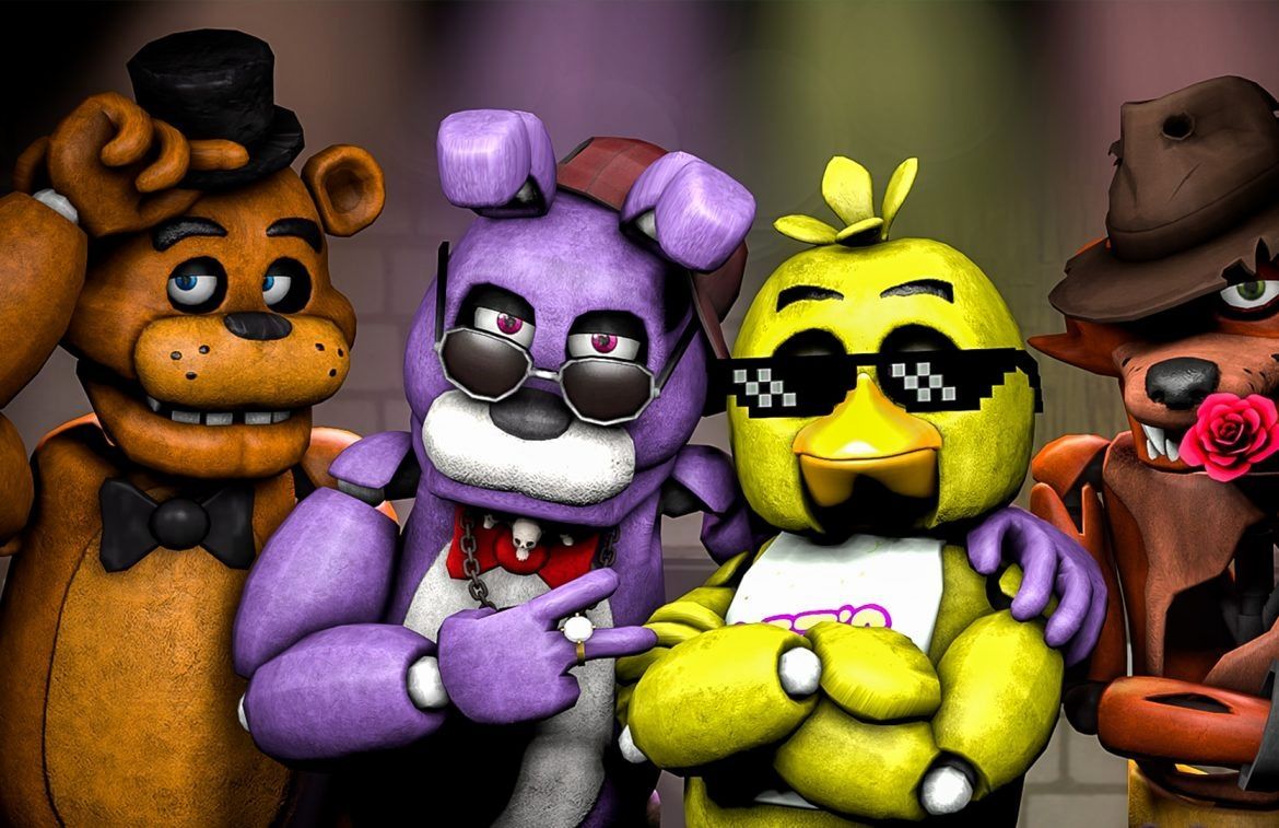 Poster Five Nights at Freddys Game fnaf collage HD phone wallpaper   Pxfuel