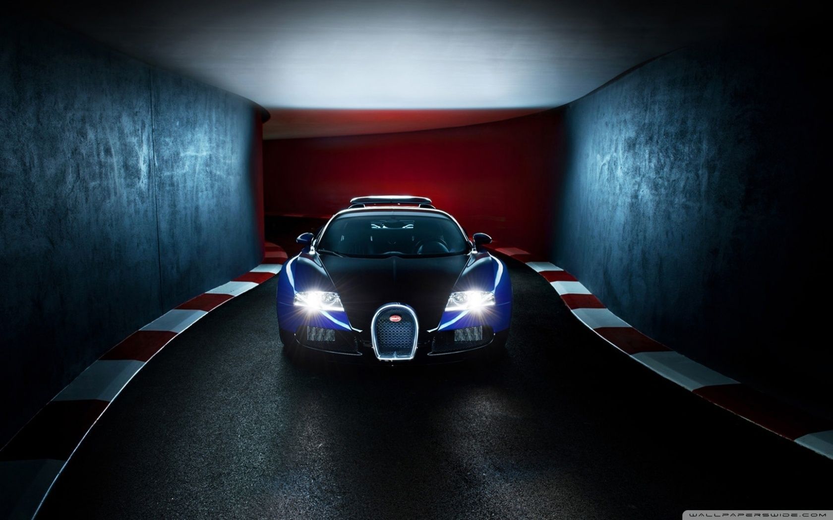 Blue Bugatti Wallpaper