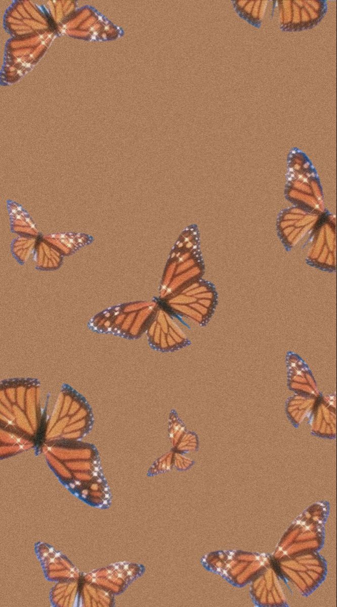 Wallpaper. Brown wallpaper, Butterfly wallpaper iphone, Butterfly wallpaper background