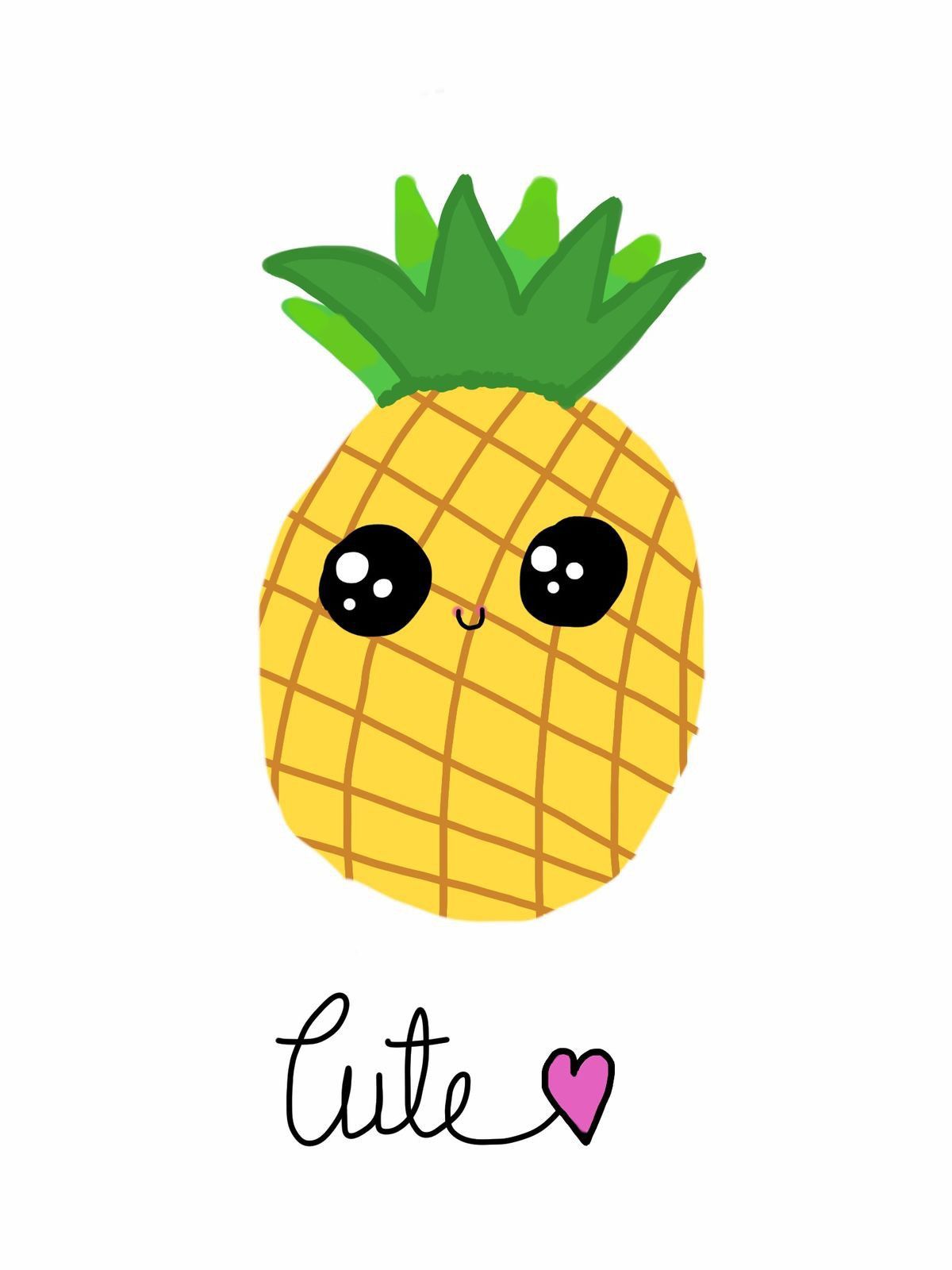 Kawaii Pineapple Wallpaper