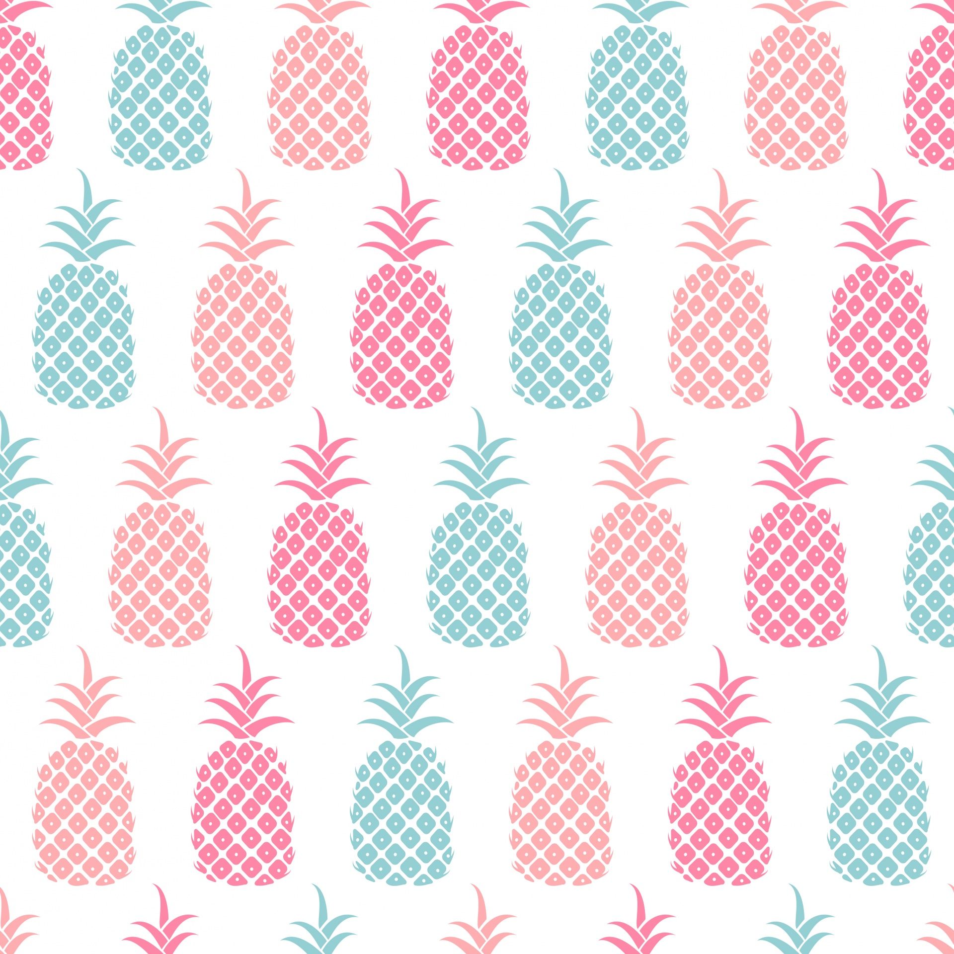 Pineapple Wallpaper Pastel