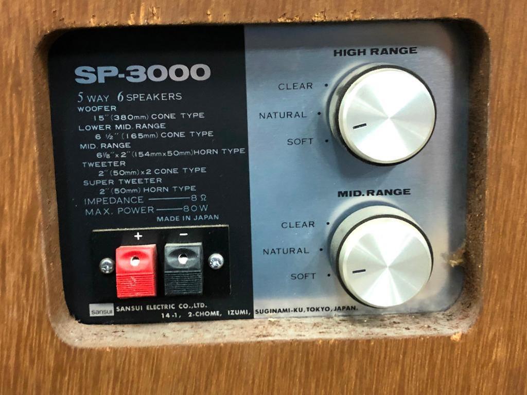 Pair Of Sansui SP 3000 Speakers. Computers & Electronics TV, Video & Audio Speakers & Audio