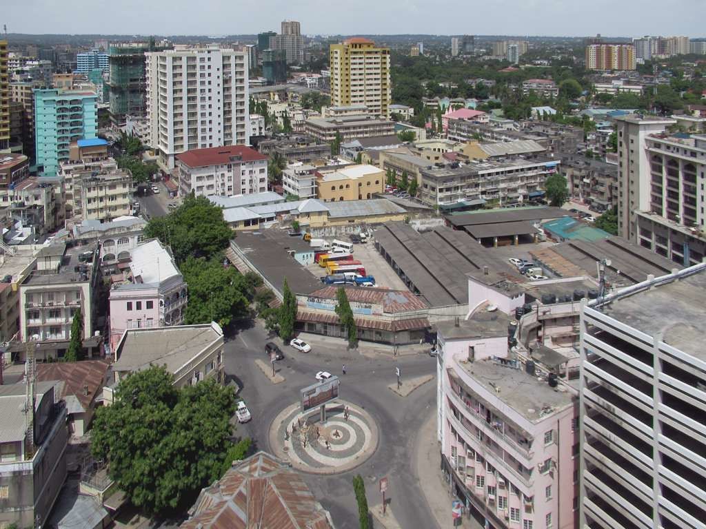 Dar Es Salaam. Tanzania's largest city, Dar es Salaam, firs