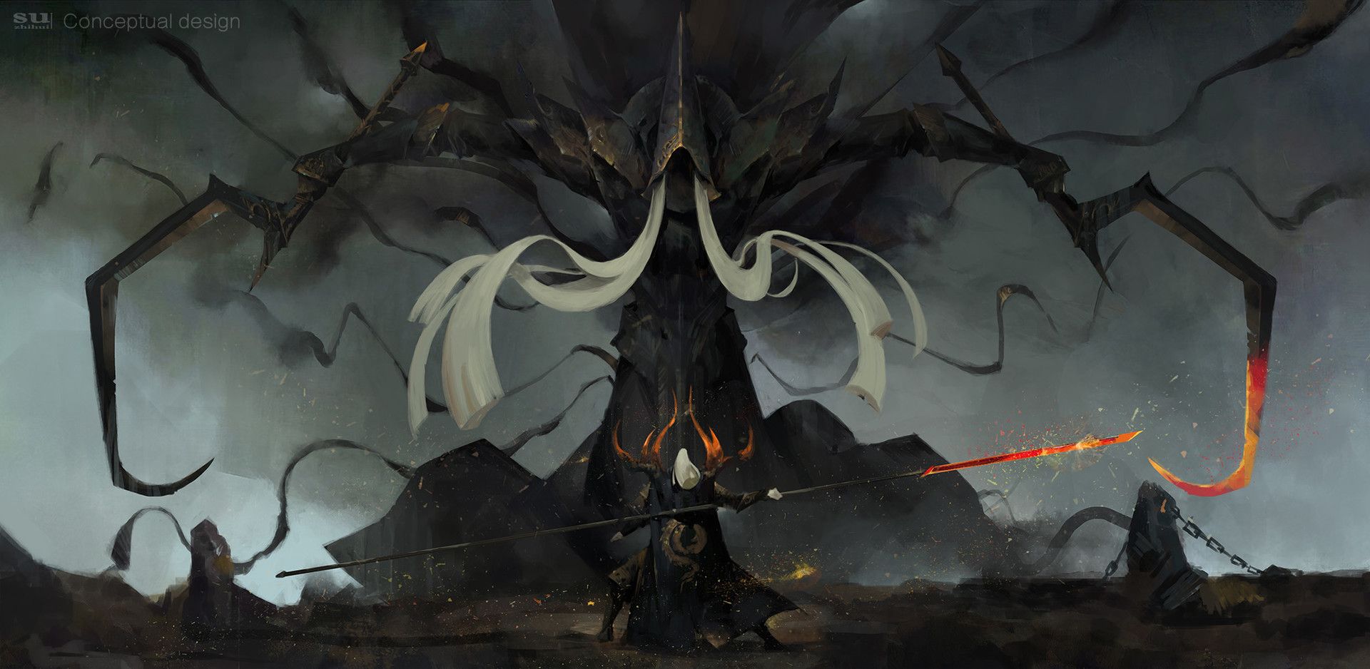 #horror, #Diablo III, #Malthael wallpaper. Mocah HD Wallpaper