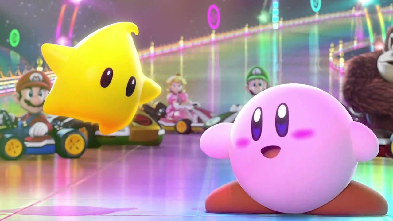 Kirby Dance with Luma. Kirby background, Kirby, Kirby wallpaper