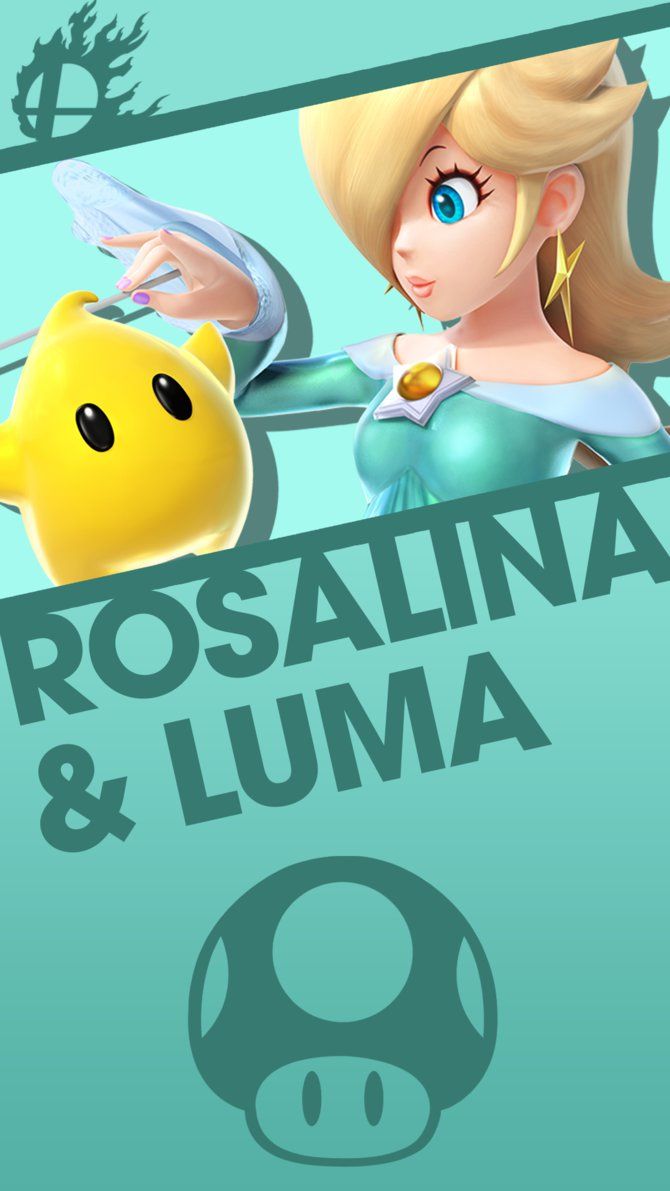 Rosalina and Luma Smash Bros. Phone Wallpaper by MrThatKidAlex24. Nintendo super smash bros, Rosalina and luma, Smash bros