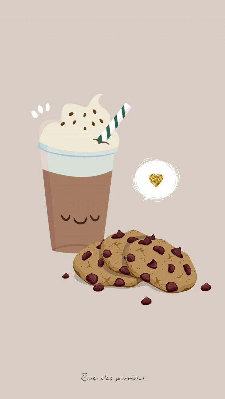 WALLPAPERS CAFÉ/COFEE. DÊ LIKE!. Wallpaper iphone cute, Cute food wallpaper, Coffee wallpaper iphone