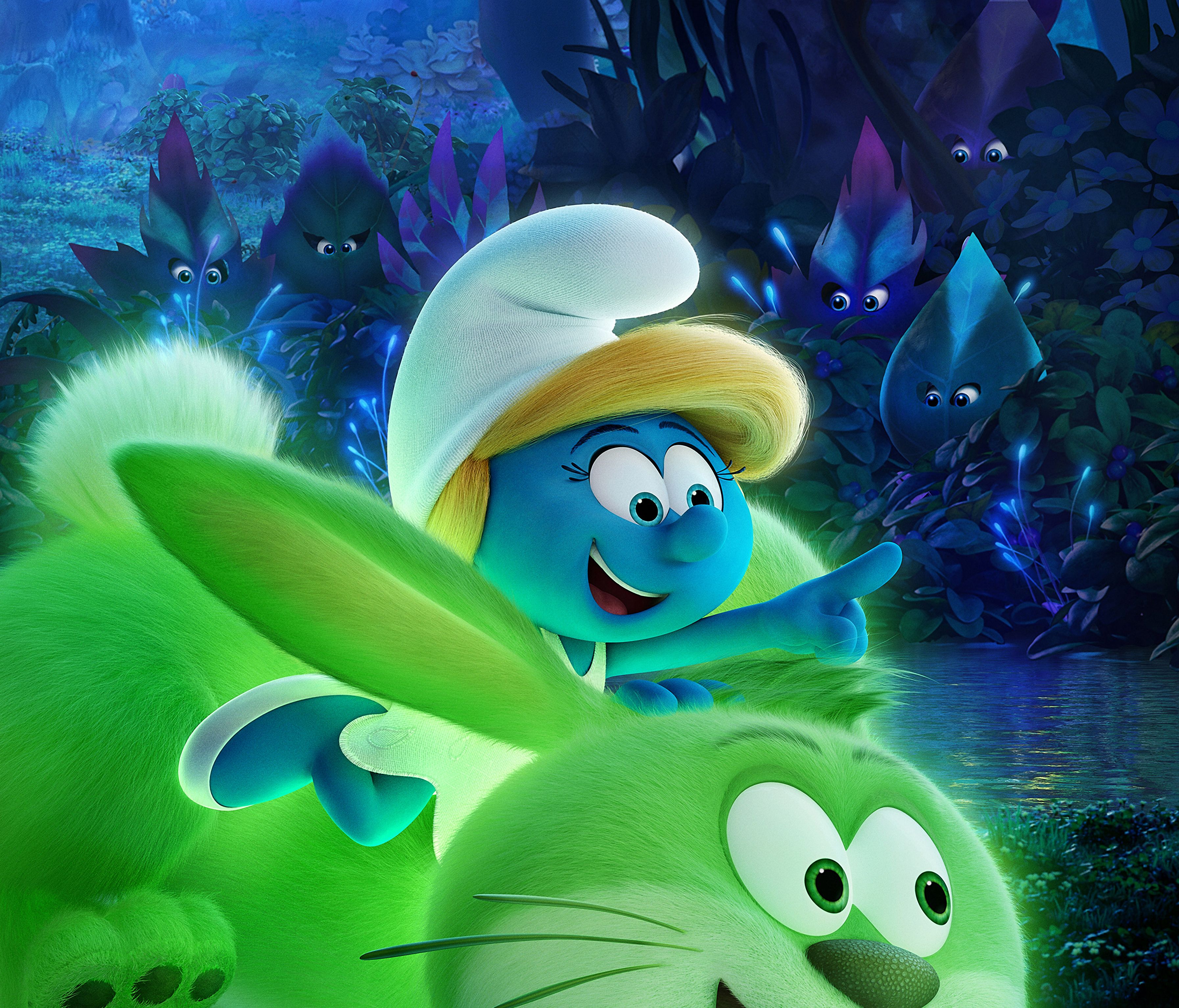 K, #Animation, #Smurfette, #Smurfs: The Lost Village. Mocah HD Wallpaper