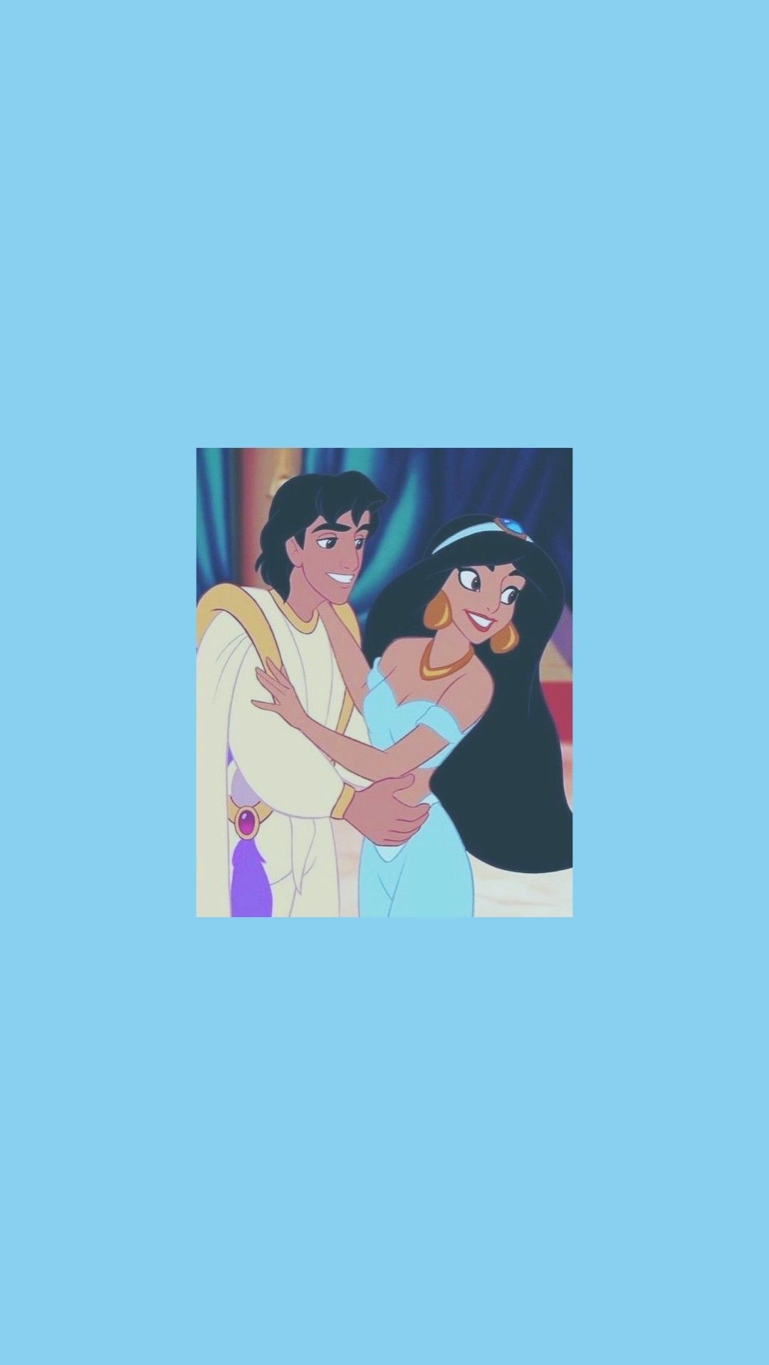 Aladdin and jasmine. Disney wallpaper, Disney phone wallpaper, Cartoon wallpaper
