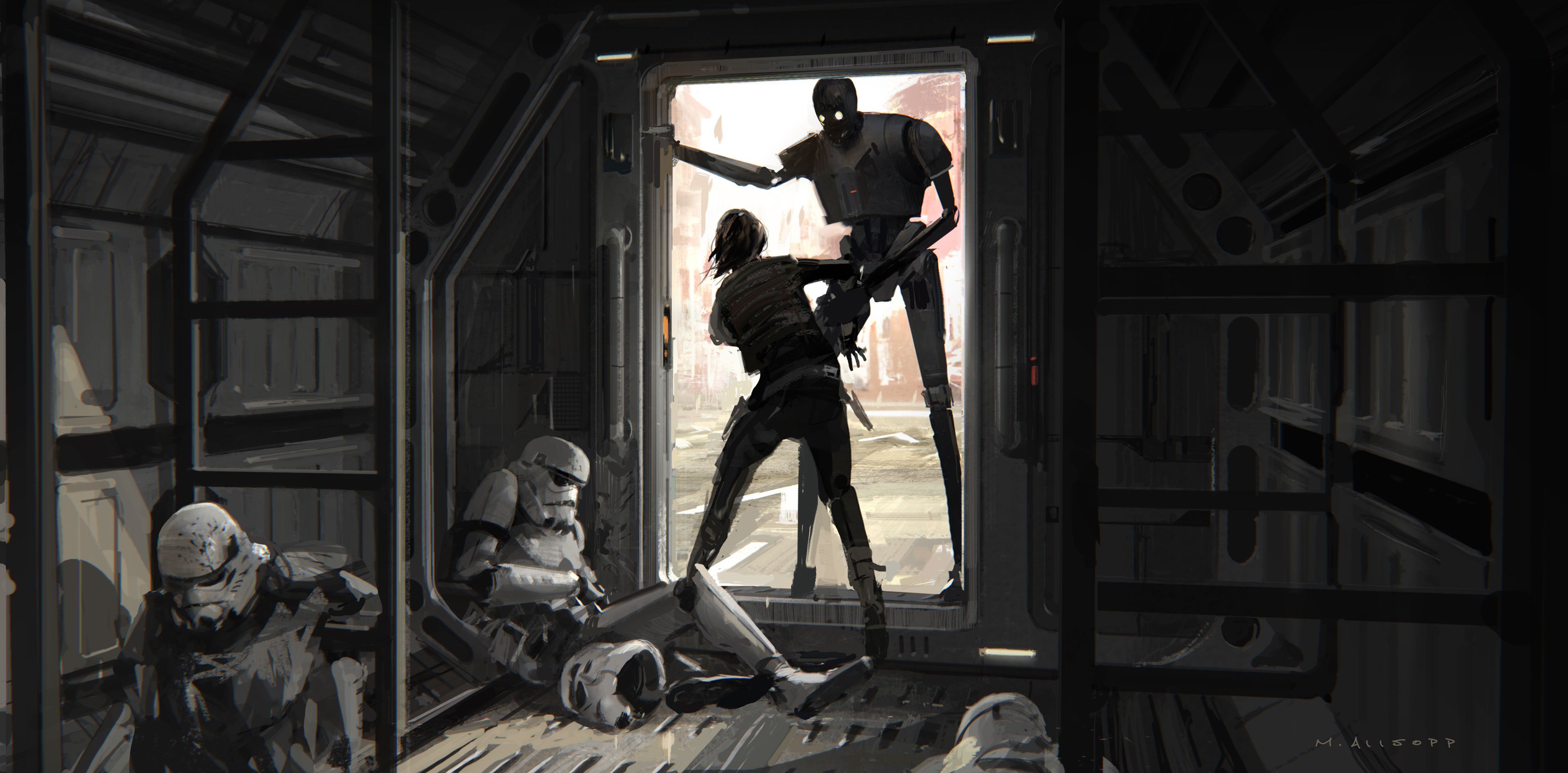 4000x1972 Jyn Erso wallpaper for desktop. Mocah HD Wallpaper