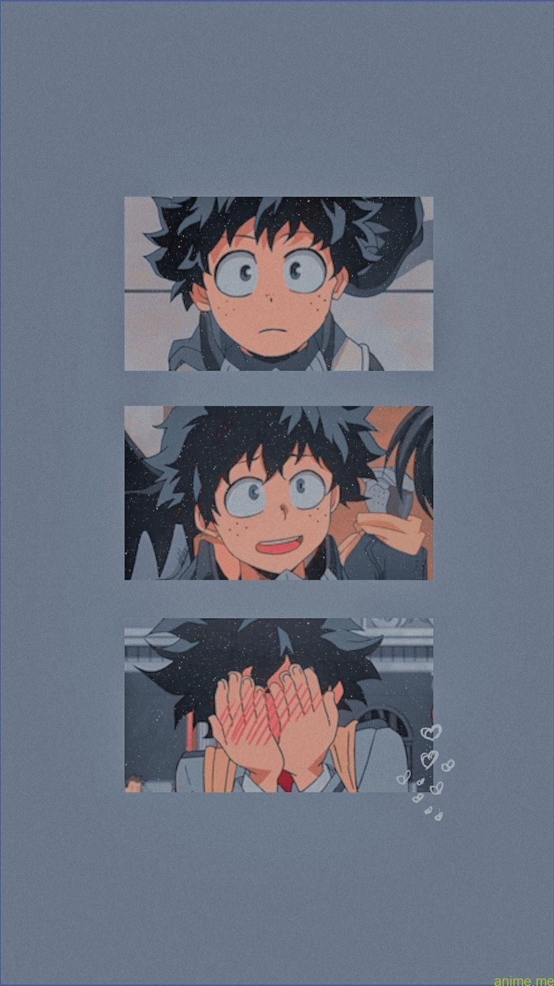 Download Aesthetic Anime Boy Icon Blue Lights Wallpaper | Wallpapers.com
