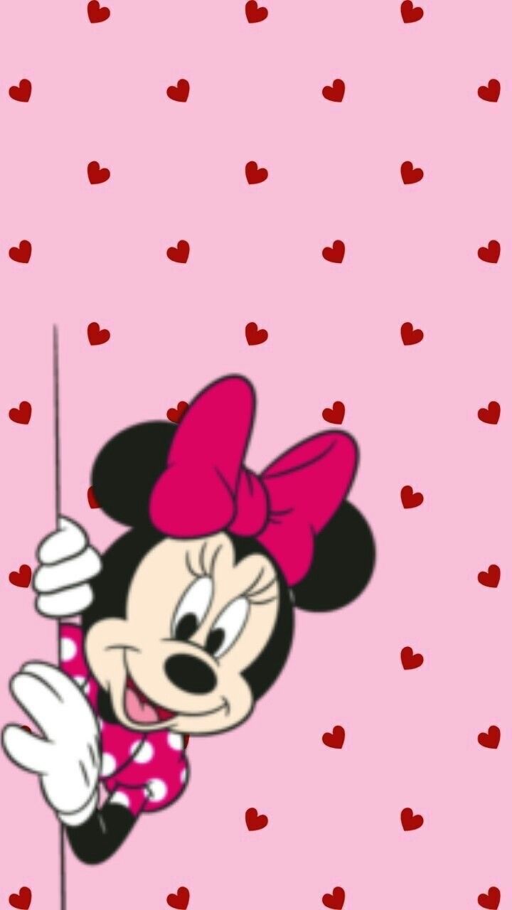 Minnie Mouse Background Free HD Wallpaper