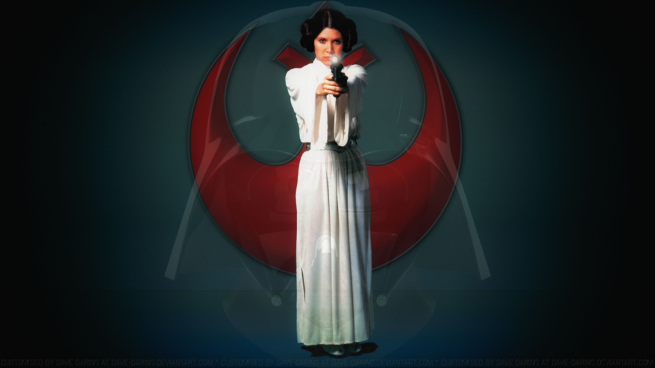 Carrie Fisher Princess Leia XXXVII By Dave Daring