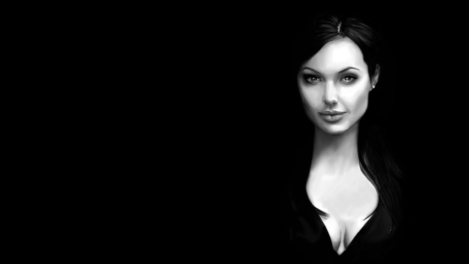 Angelina Jolie Girl Lara Croft Lara Croft Tomb Raider Jolie Black Background