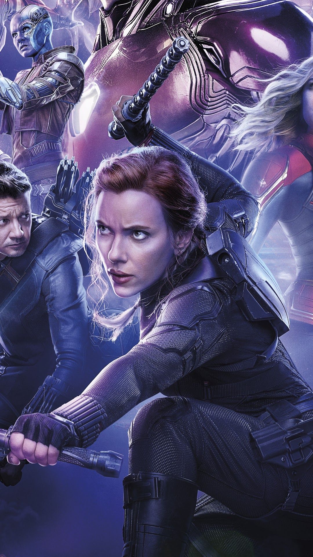 Avengers: Endgame, Black Widow, Hawkeye, Captain Marvel, 8K phone HD Wallpaper, Image, Background, Photo and Picture. Mocah HD Wallpaper