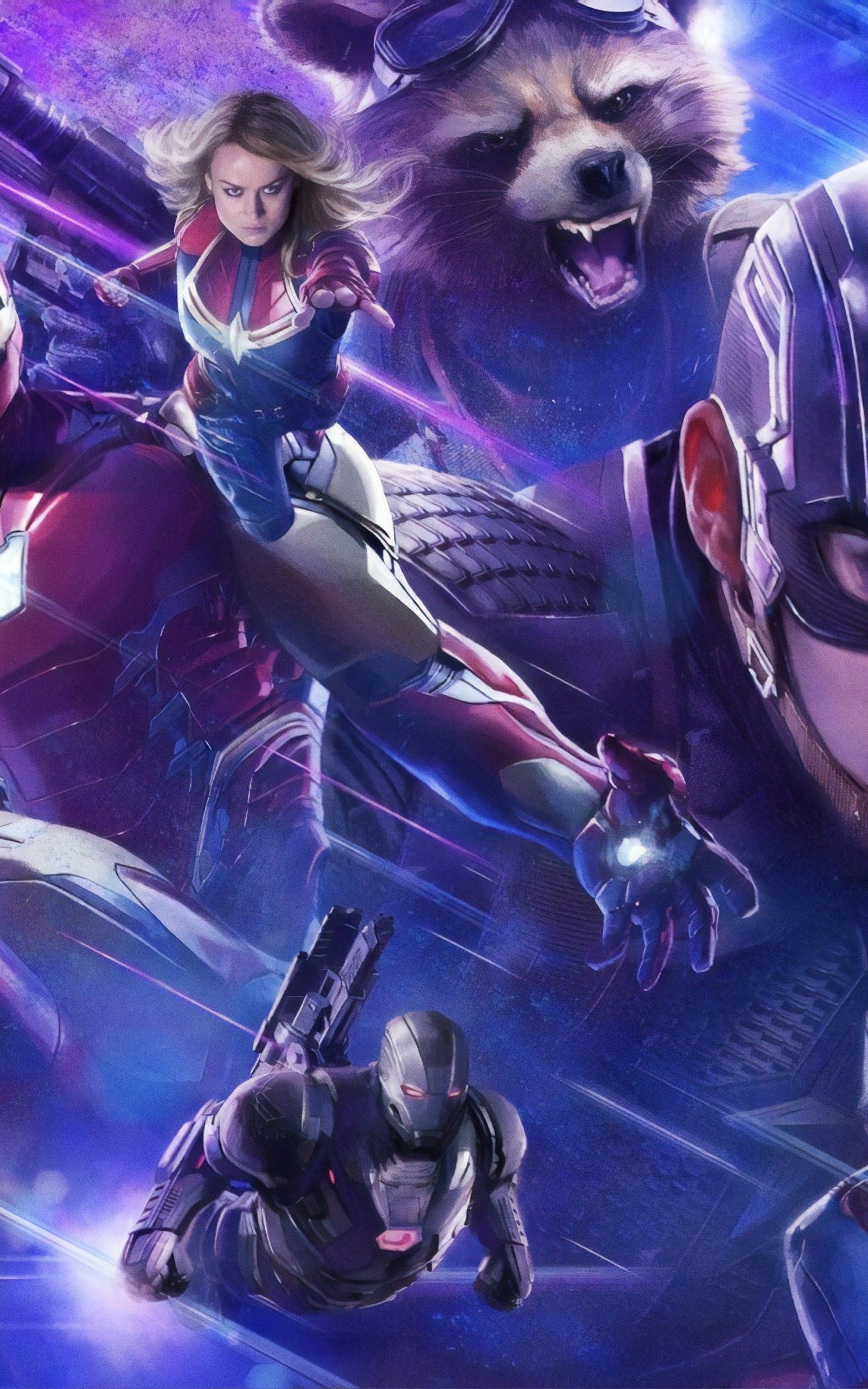 Download 1600x2560 Avengers: Endgame, Captain Marvel, Black Widow, Iron Man Wallpaper for Google Nexus 10