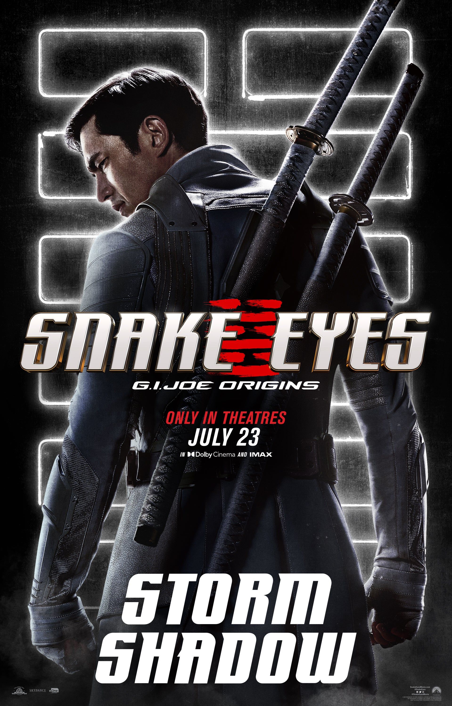 Snake Eyes: G.I. Joe Origins New Character Posters Revealed