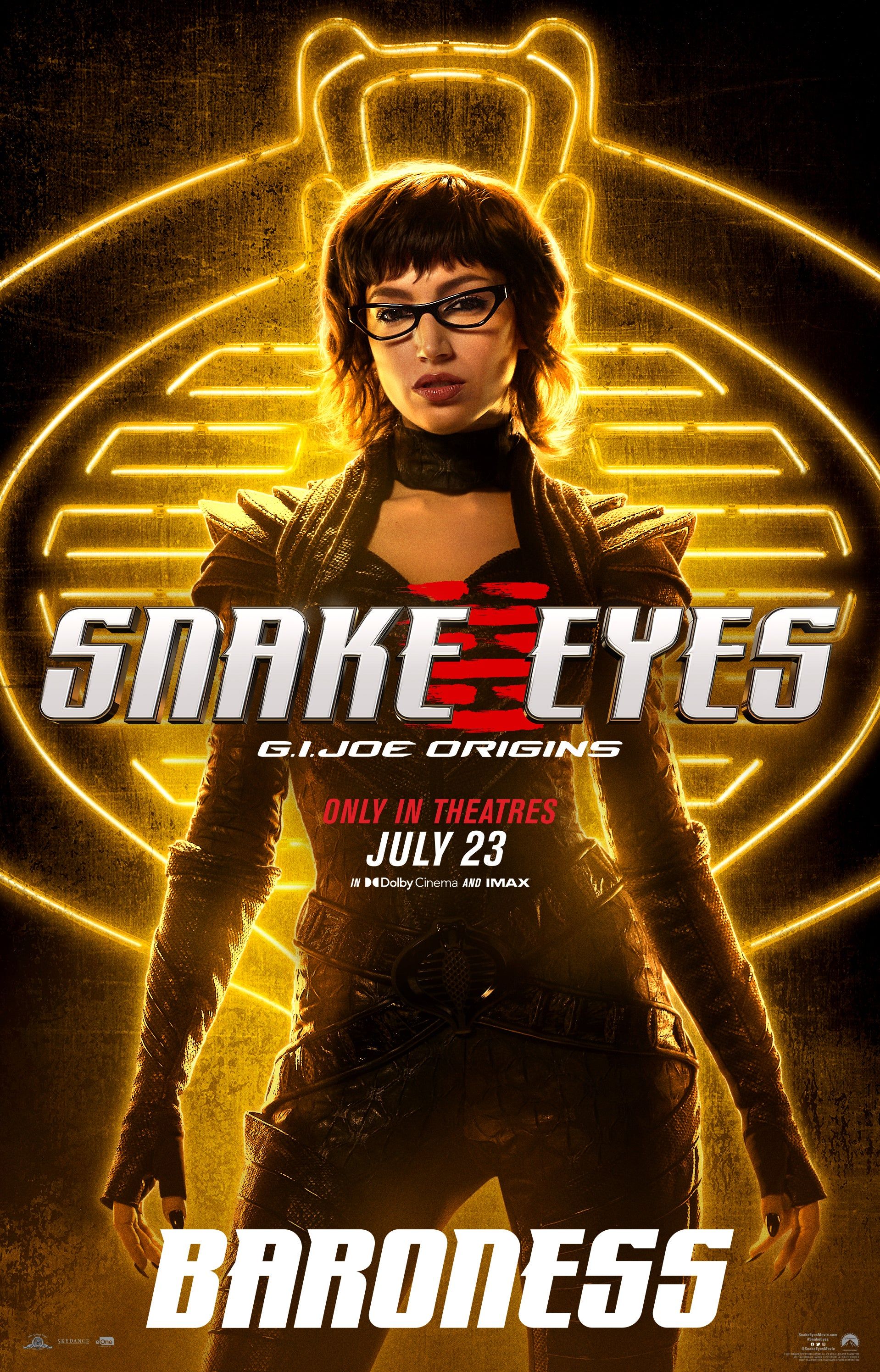 Snake Eyes: G.I. Joe Origins New Character Posters Revealed