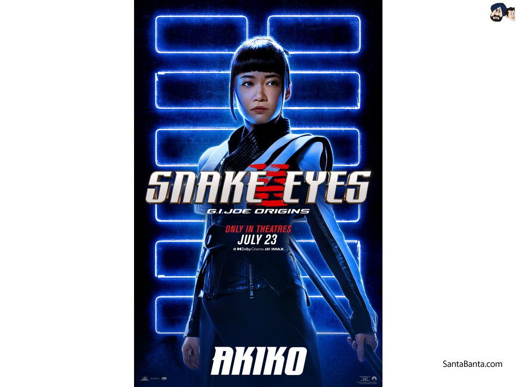 Haruka Abe as Akiko in Snake Eyes, an American superhero film