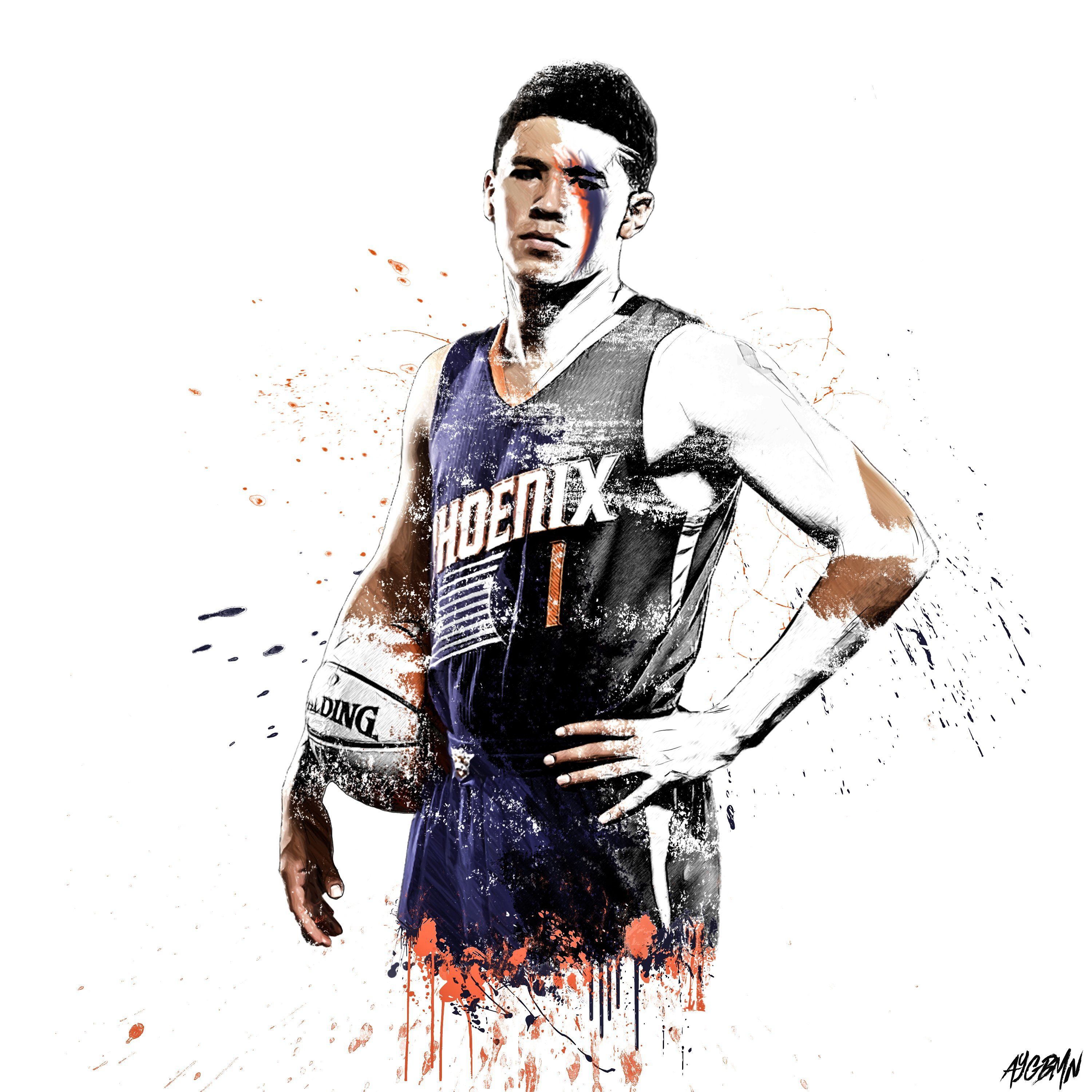 Free download Devin Booker Wallpapers Phoenix Suns by Aygbmn 4304 Wallpaper...