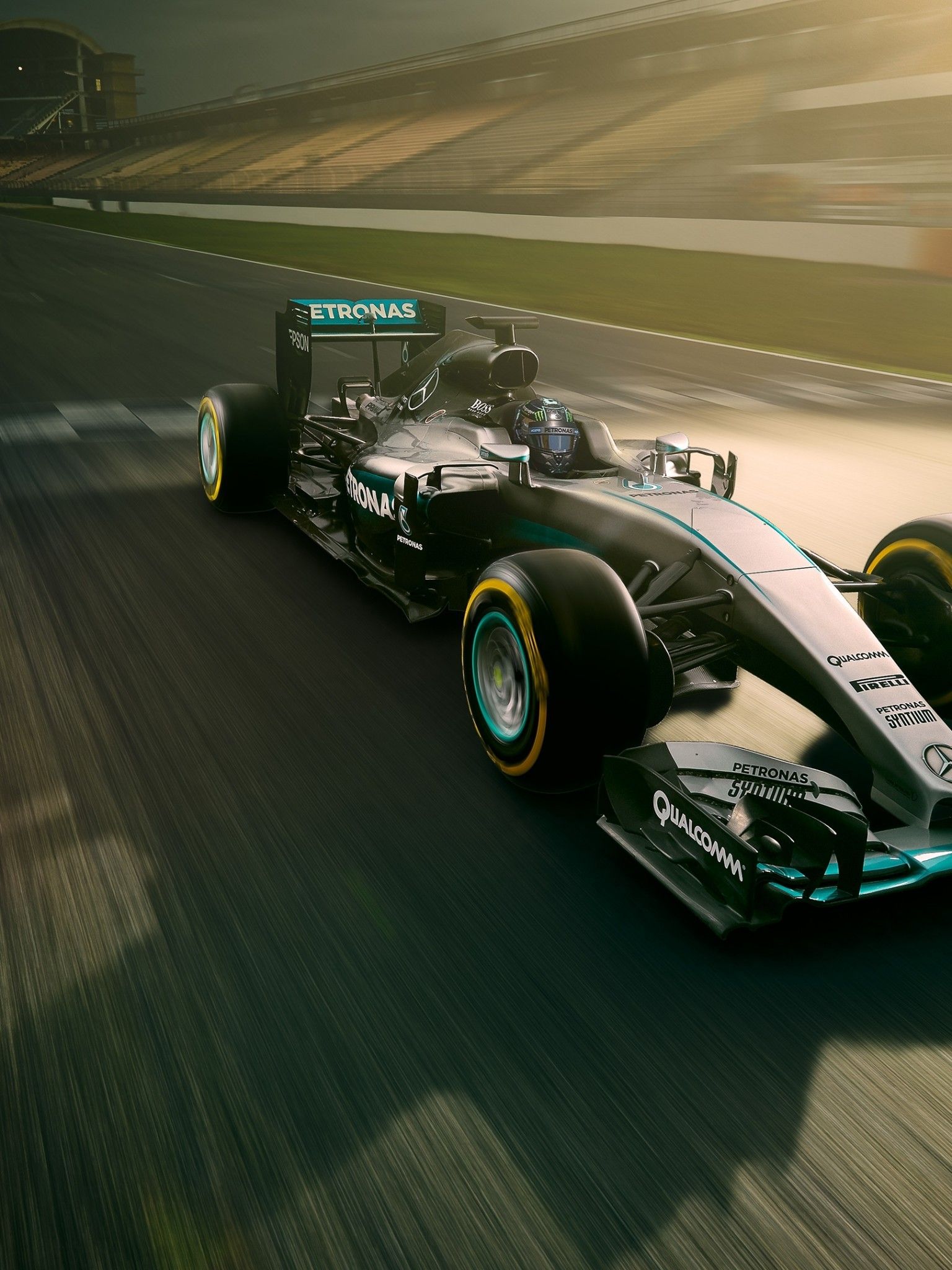Download 1536x2048 Mercedes Amg Petronas, Formula Racing Cars Wallpaper For Apple IPad Mini, Apple IPad 4