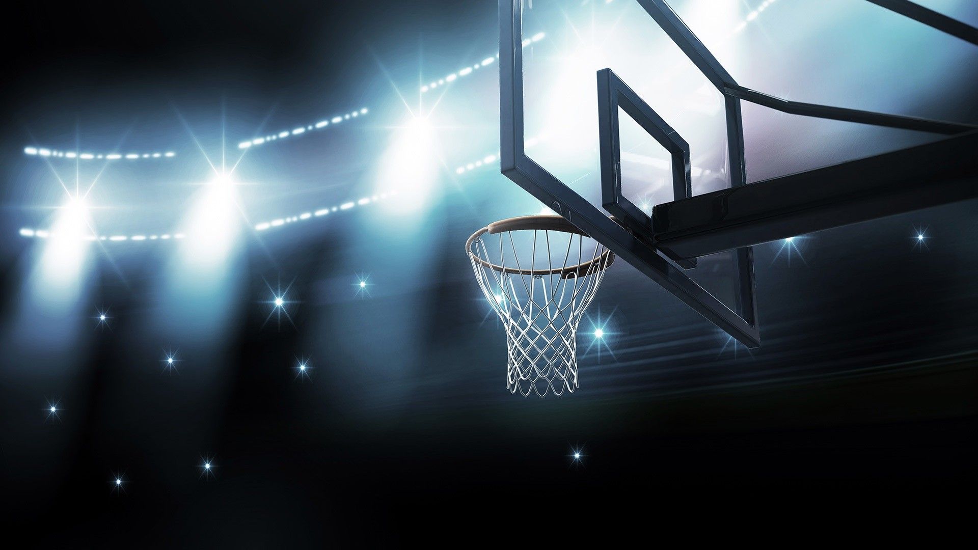 Basketball Wallpaper, Background, Image, picture Court Flashing Lights