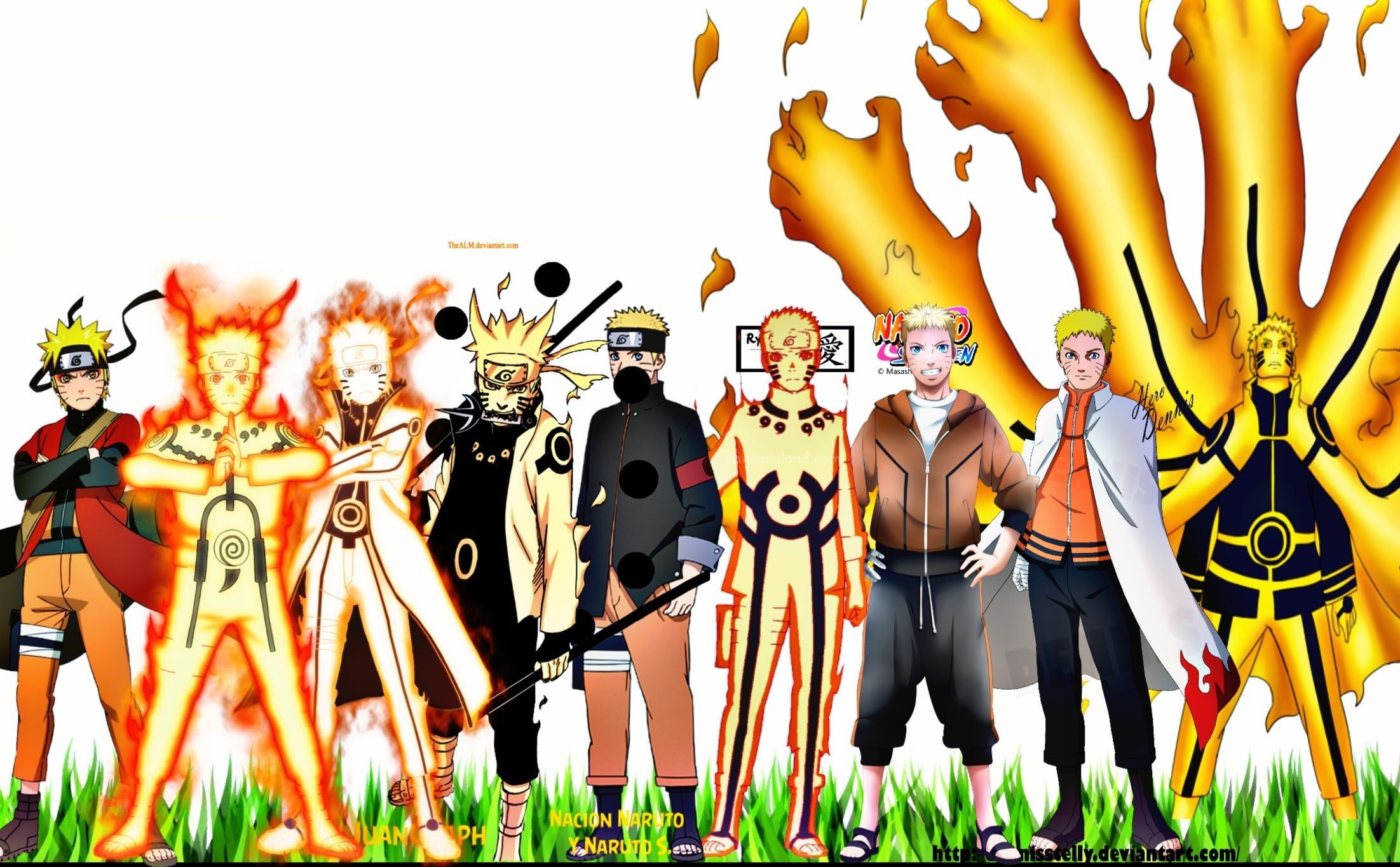 Naruto Evolution Wallpapers Wallpaper Cave