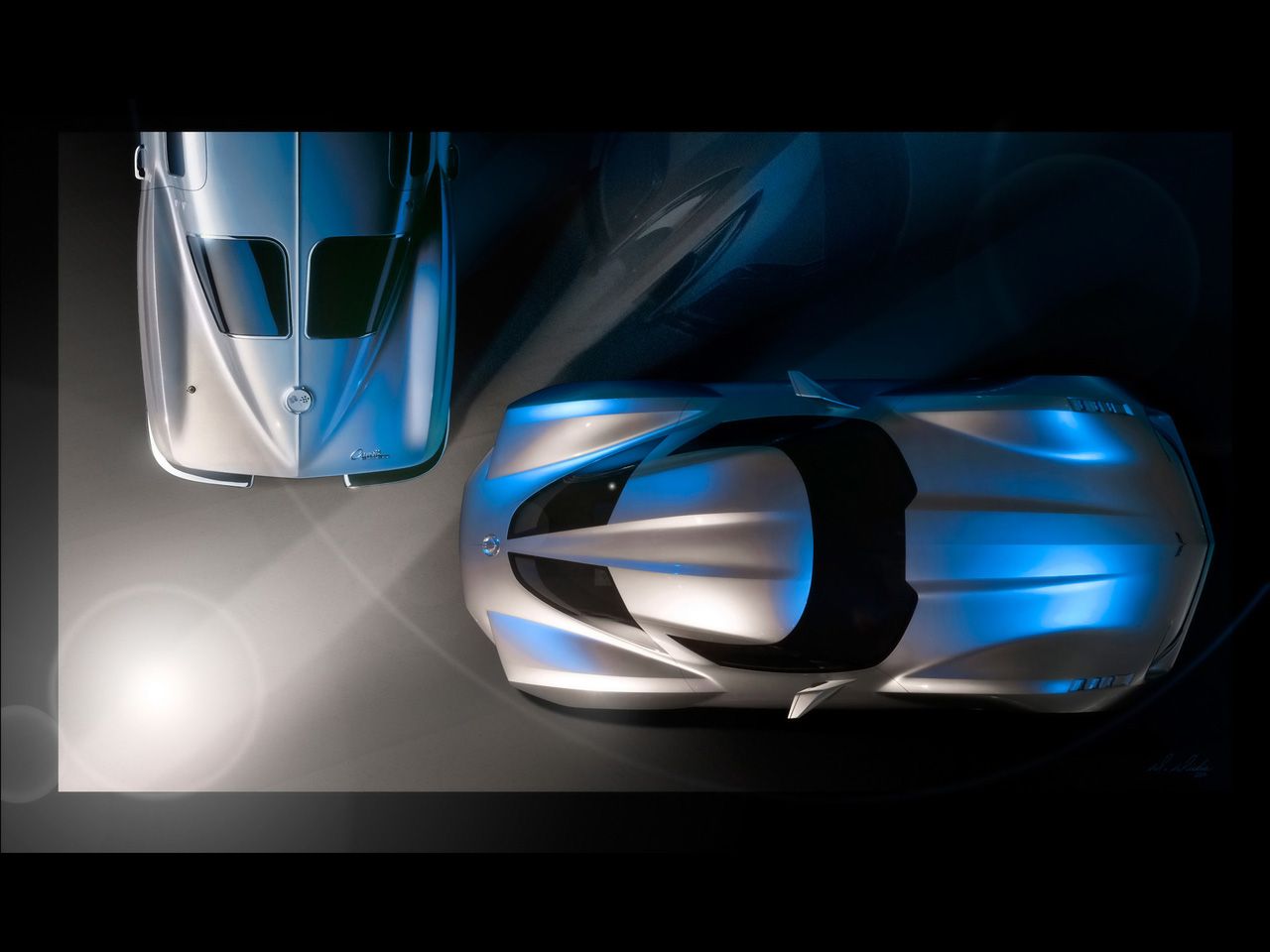 Car HD Wallpaper: Chevrolet Corvette Stingray Sideswipe Concept Wallpaper