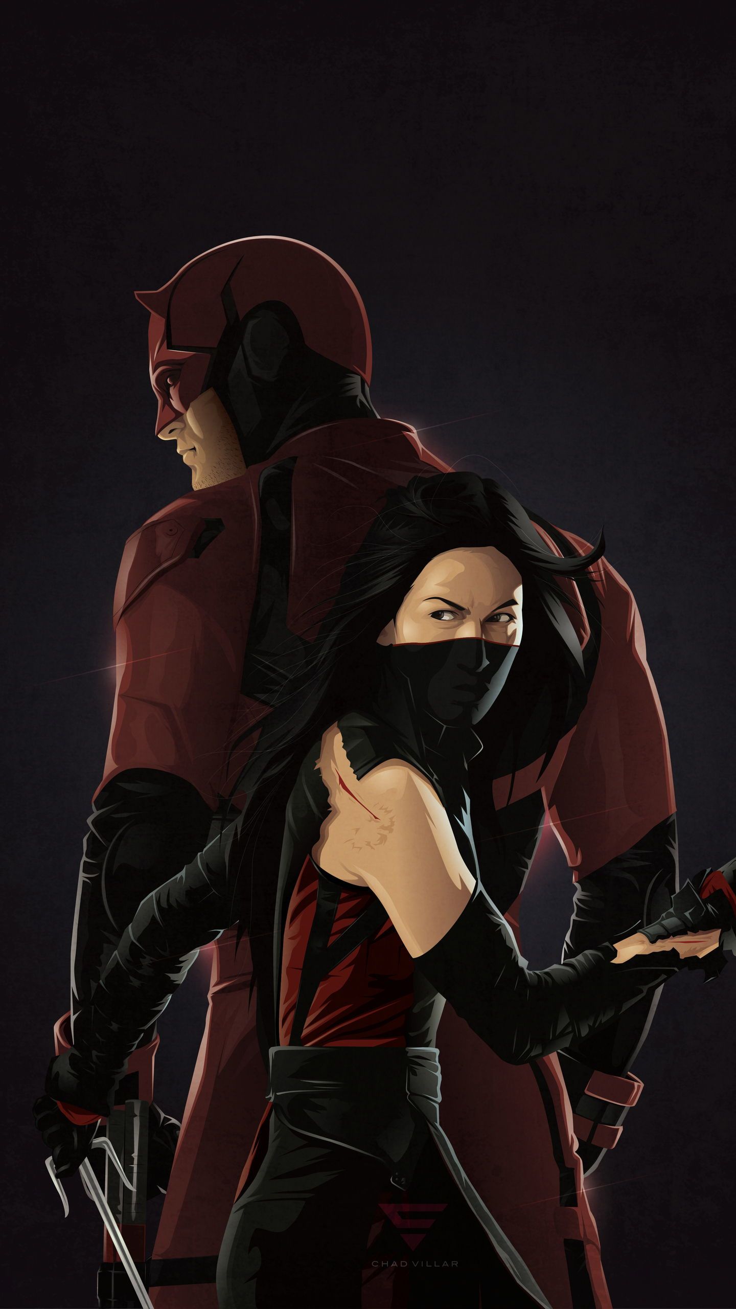 Daredevil. Defenders, Marvel Television. #wallpaper #poster #save # daredevil. Elektra and daredevil, Daredevil, Daredevil art