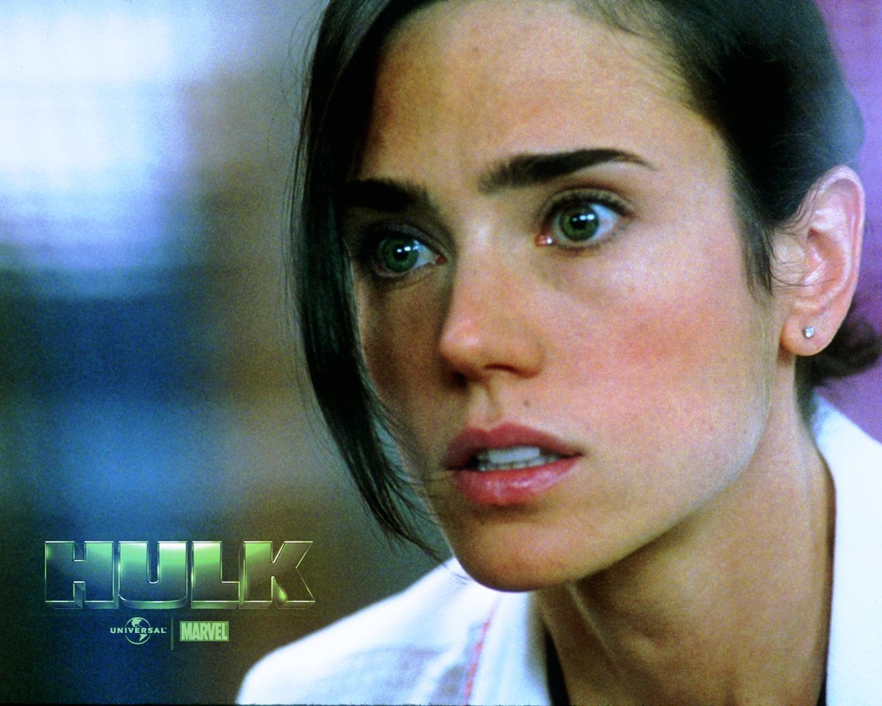 Hulk computer wallpaper, 2003. Jennifer Connelly as Betty Ross. The second movie in the Marvel Cinemati. Jennifer connelly hulk, Jennifer connelly, Comic movies
