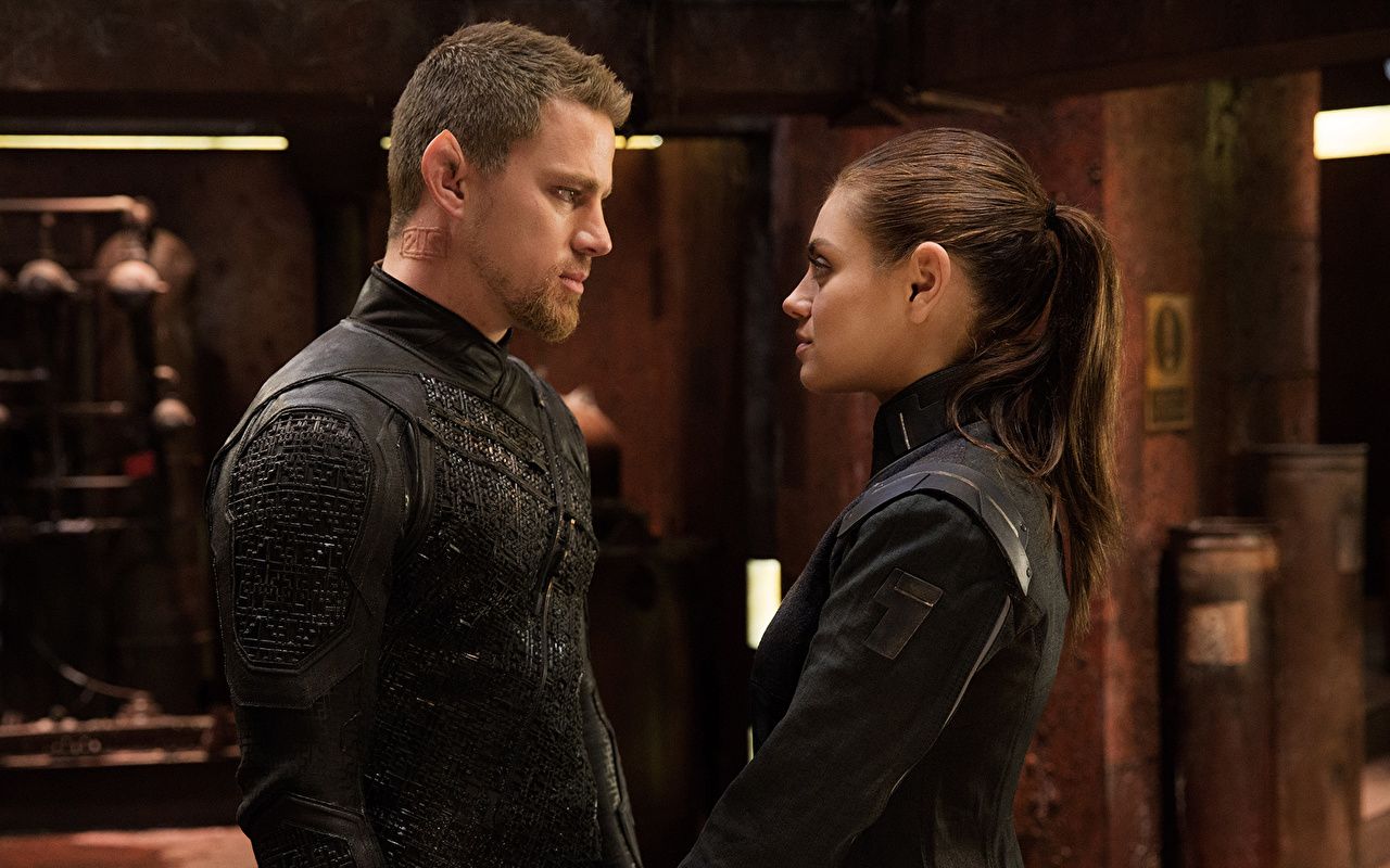 Image Mila Kunis Channing Tatum Men Jupiter Ascending Jupiter Jones