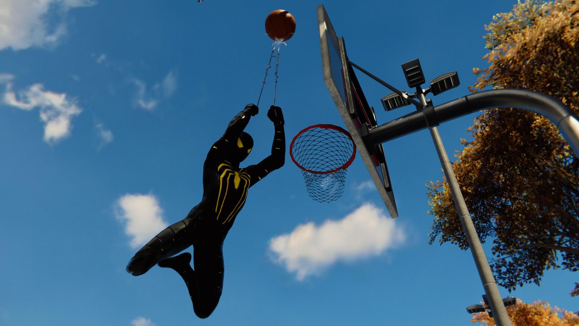 I love dunking in this game: SpidermanPS4