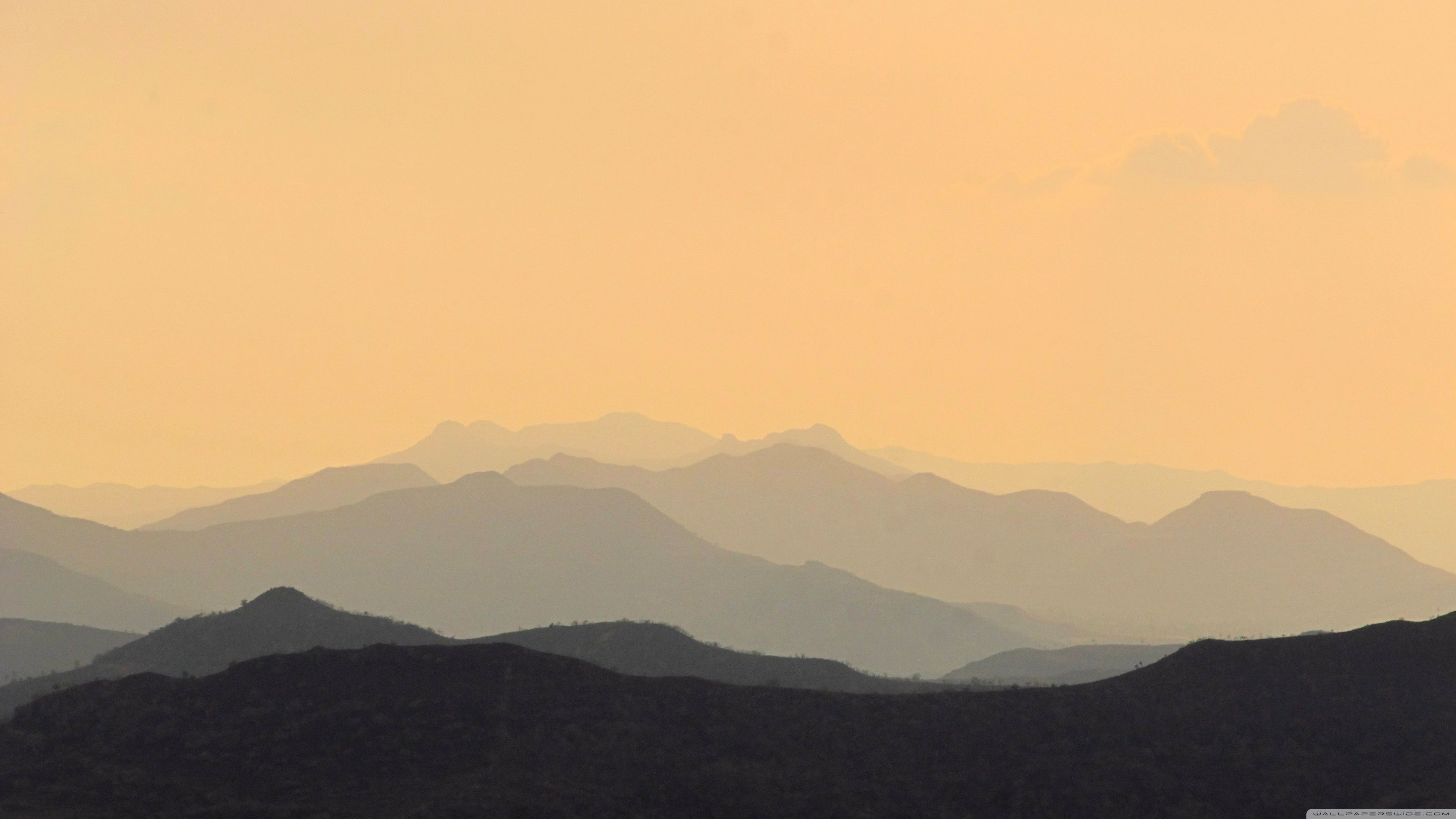 Fogy Mountains Wallpaper