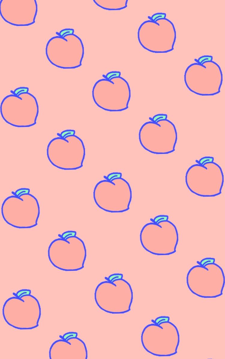 Pastel Peach Phone Wallpaper