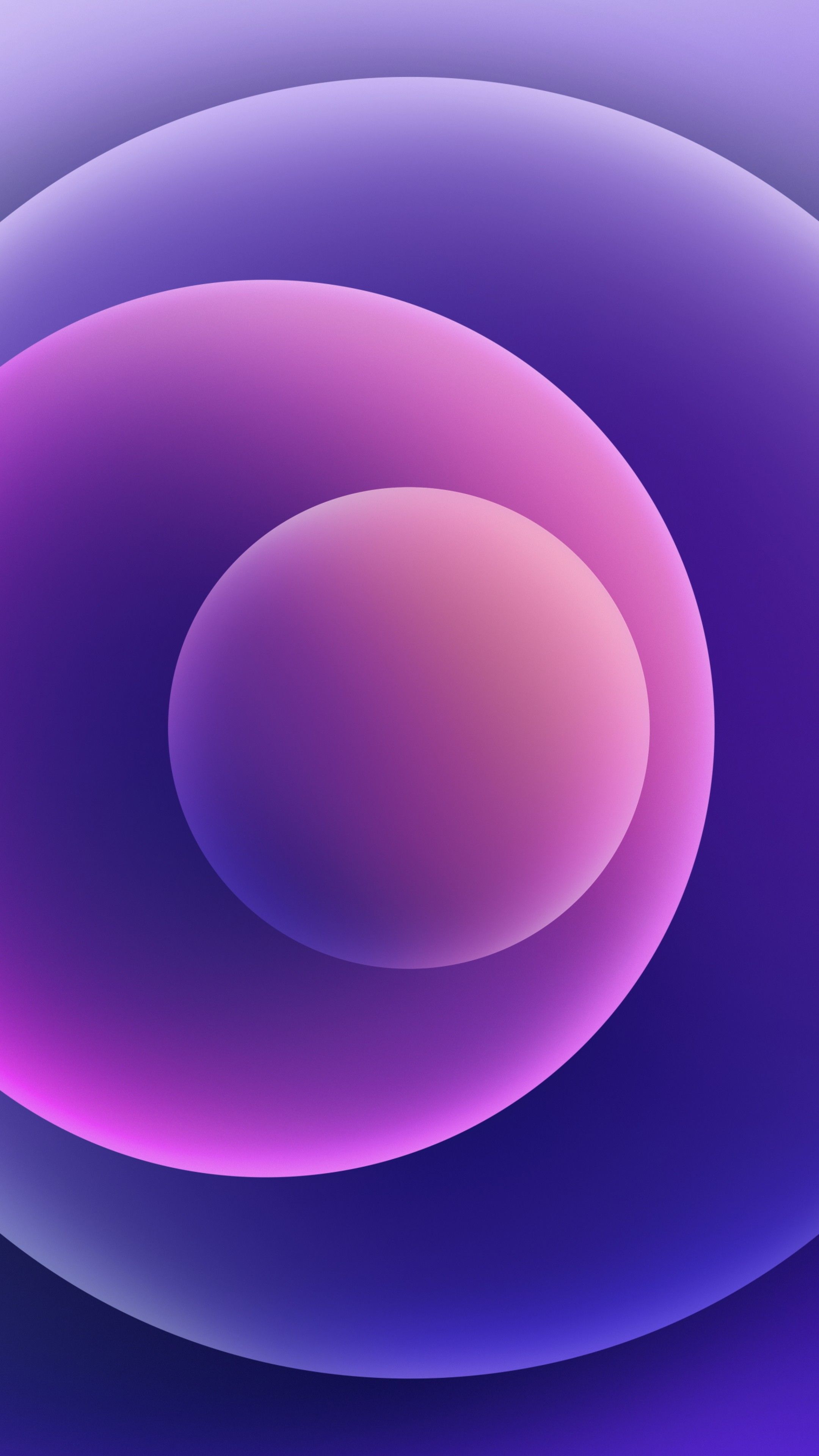 Wallpaper iPhone purple, abstract, Apple April 2021 Event, 4K, OS