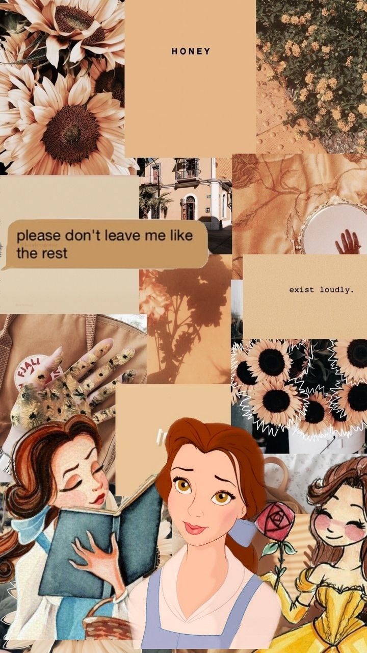 Belle wallpaper. Beauty and the beast wallpaper, Wallpaper iphone disney princess, Disney collage