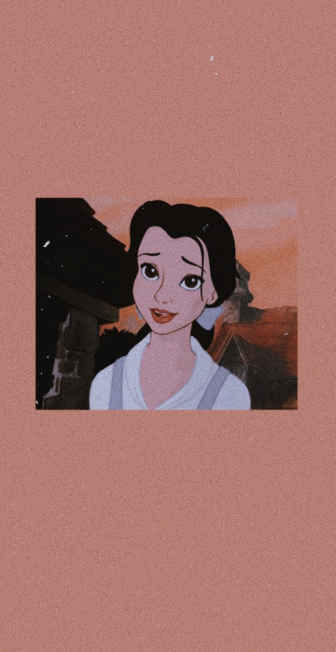beauty and the beast // belle aesthetic wallpaper. Disney characters wallpaper, Disney wallpaper, Cartoon wallpaper iphone