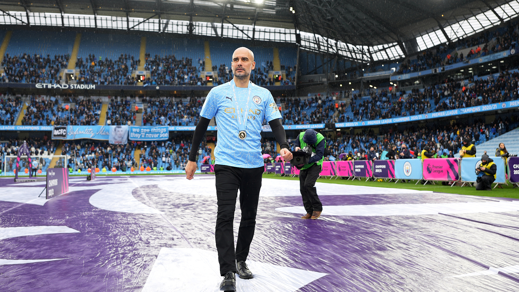 Man City's Pep Guardiola wins LMA Manager of the Year award