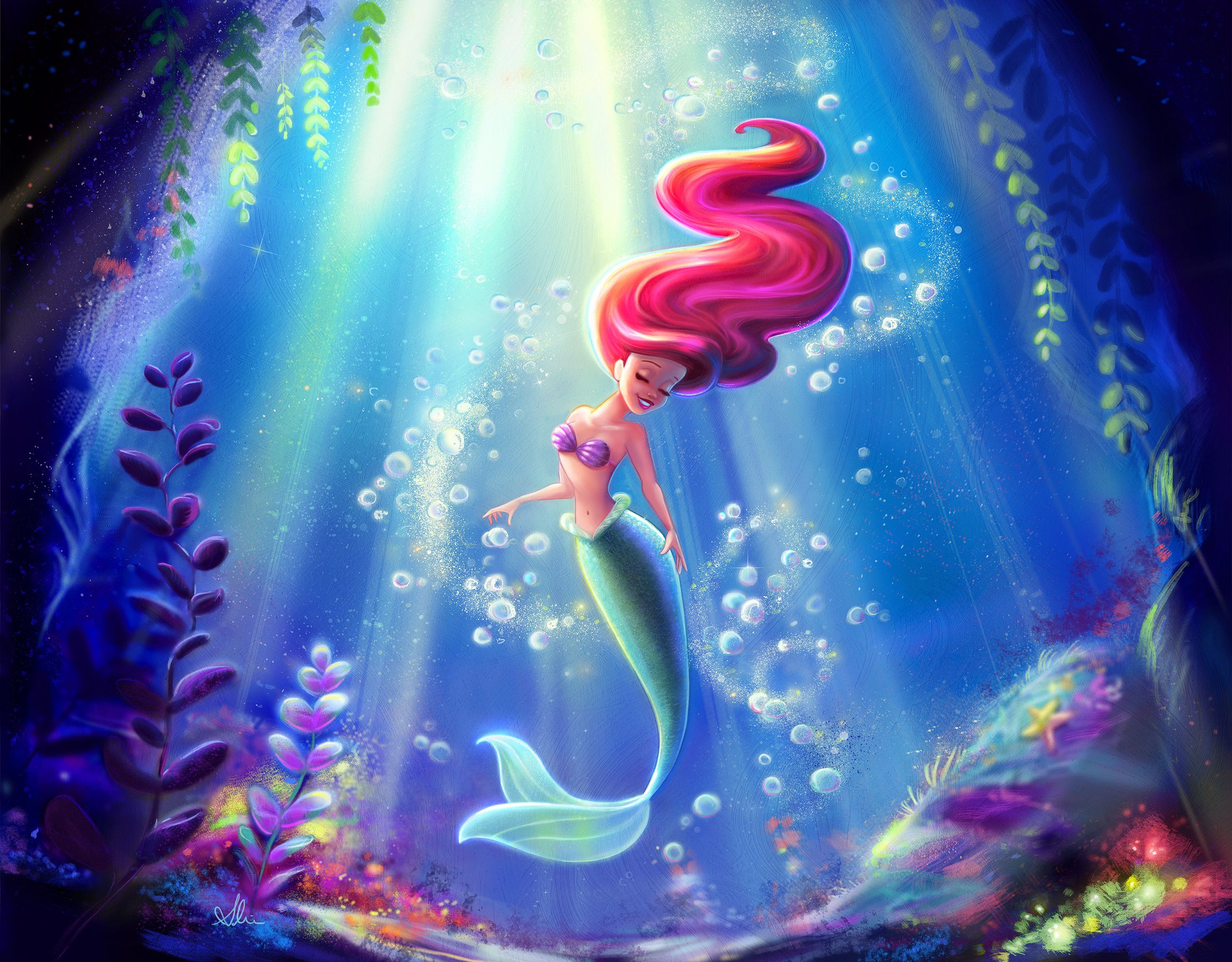 Disney Wallpaper Ariel The Little Mermaid