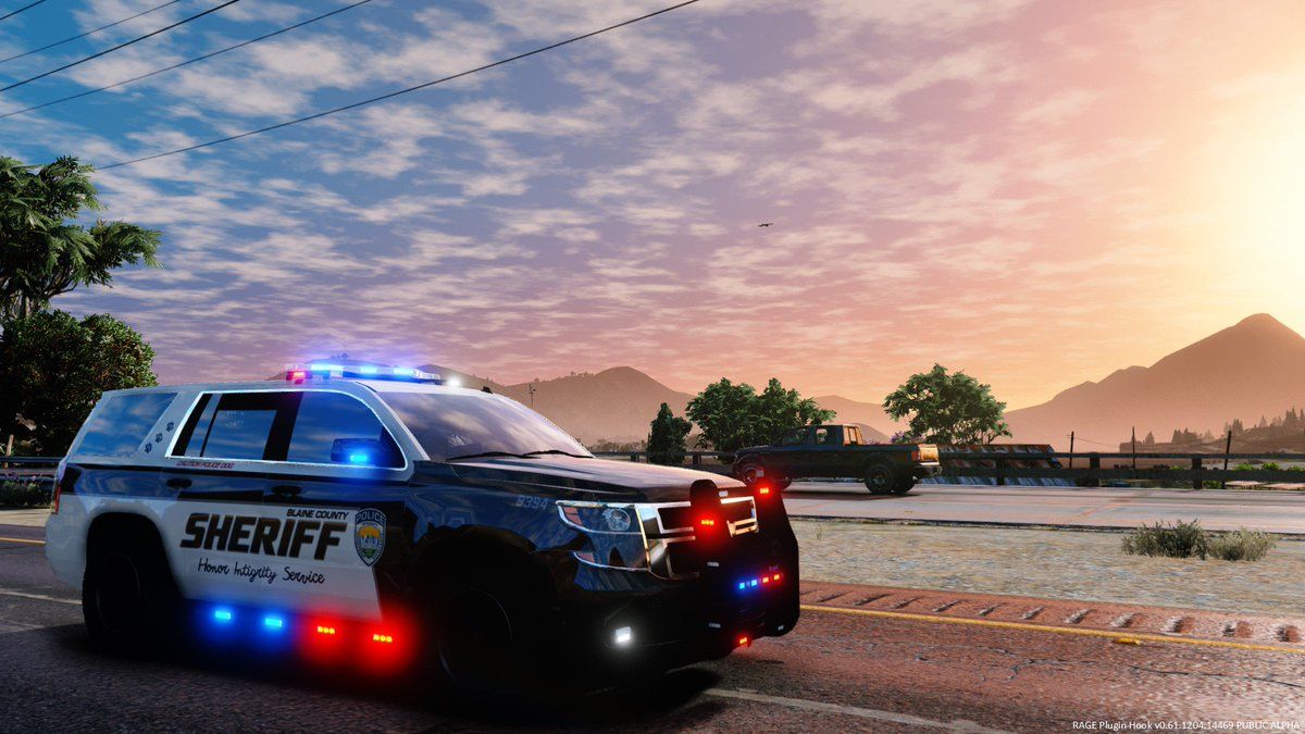 LSPDFR Fans on Twitter: A Blaine County Sheriff Chevrolet Tahoe responds co...