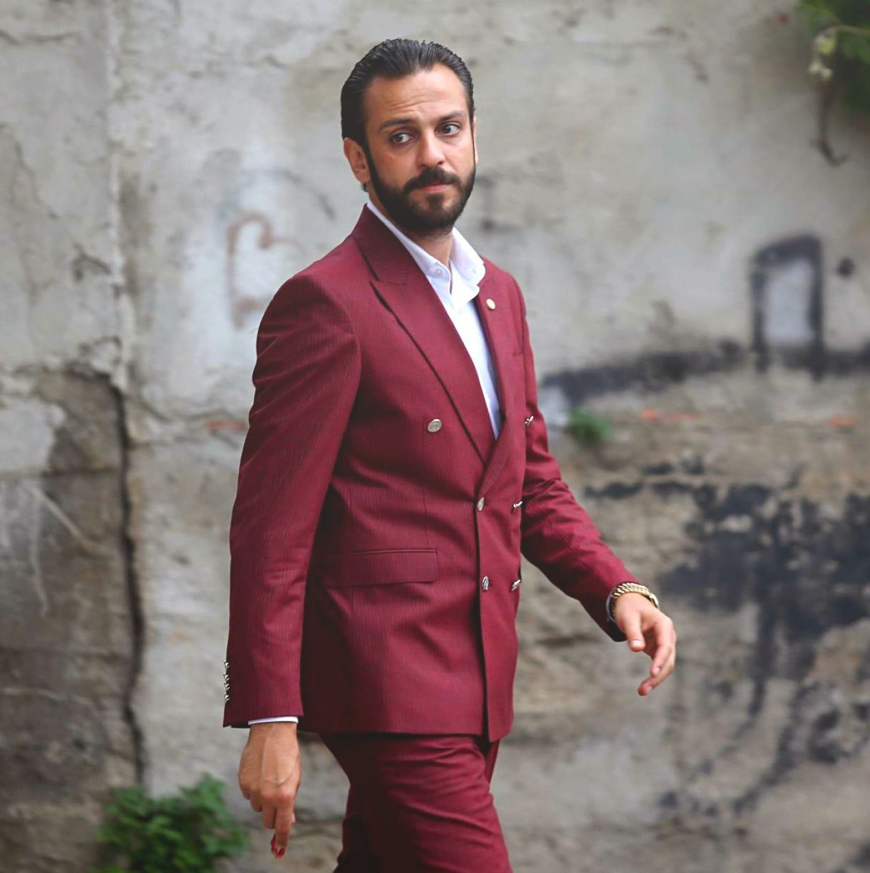 Vartolu Saadettin Kolçak Köstendil. Double breasted suit jacket, Suit jacket, Turkish actors