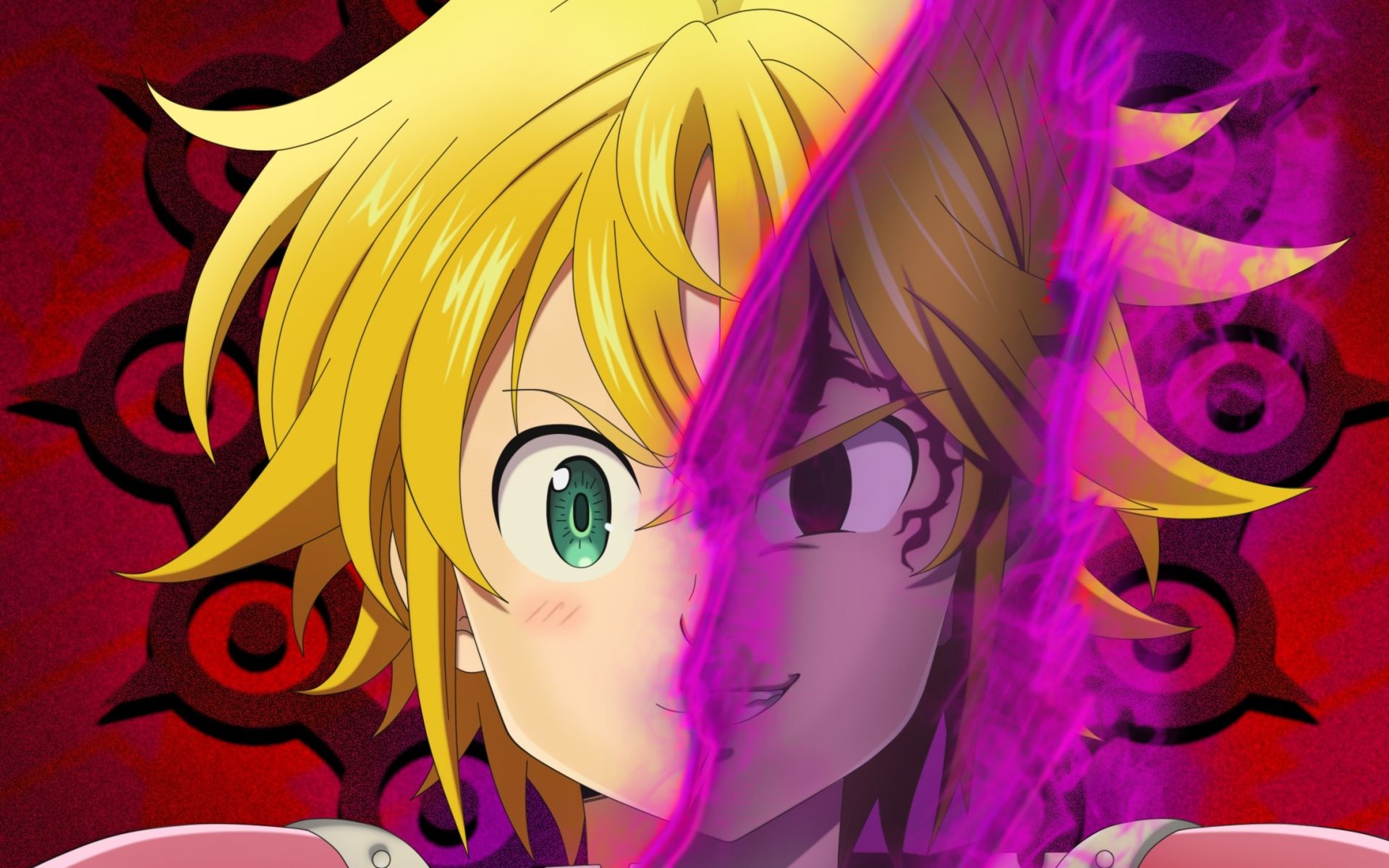Anime, Green Eyes, Meliodas, The Seven Deadly Sins Wallpaper & Background Image
