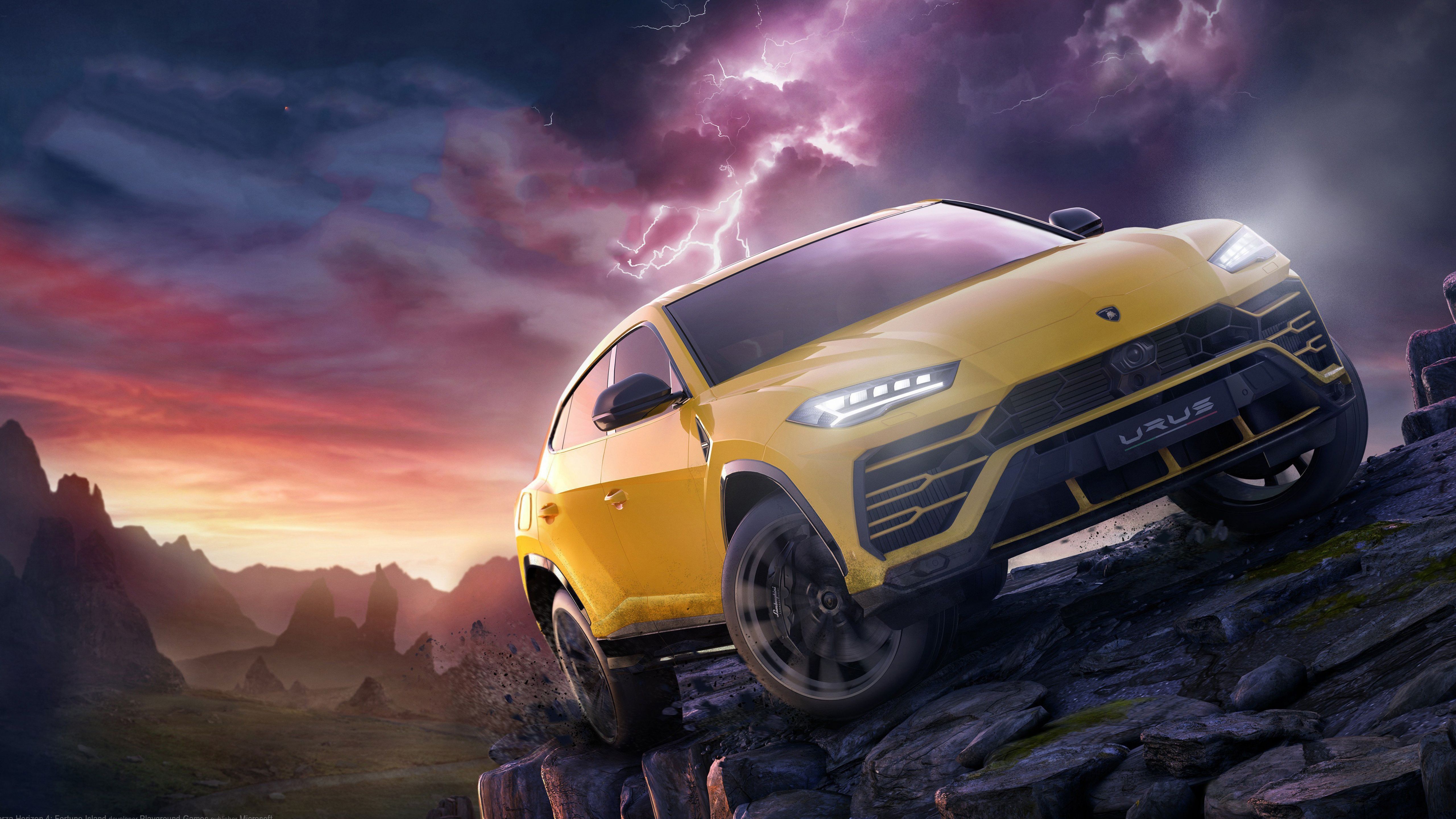 Lamborghini Urus Wallpaper 4K, Forza Horizon 5K, Games