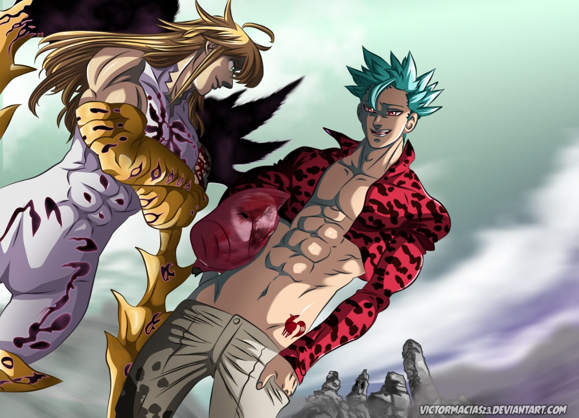 Title Ban Vs Demon King Meliodas Anime The Vs Demon King Meliodas HD Wallpaper