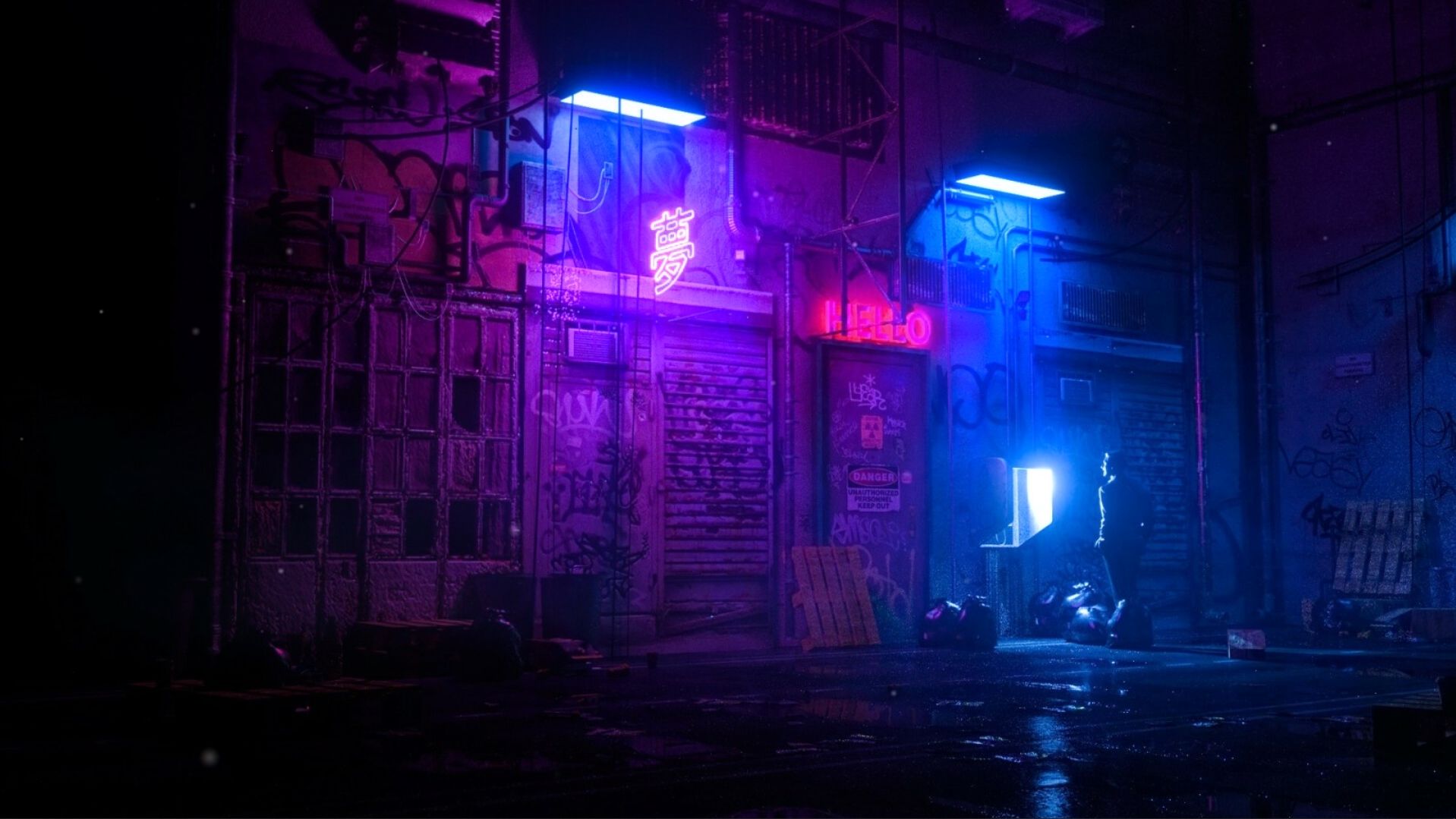 Neon on the streets of Japan live wallpaper [DOWNLOAD FREE]