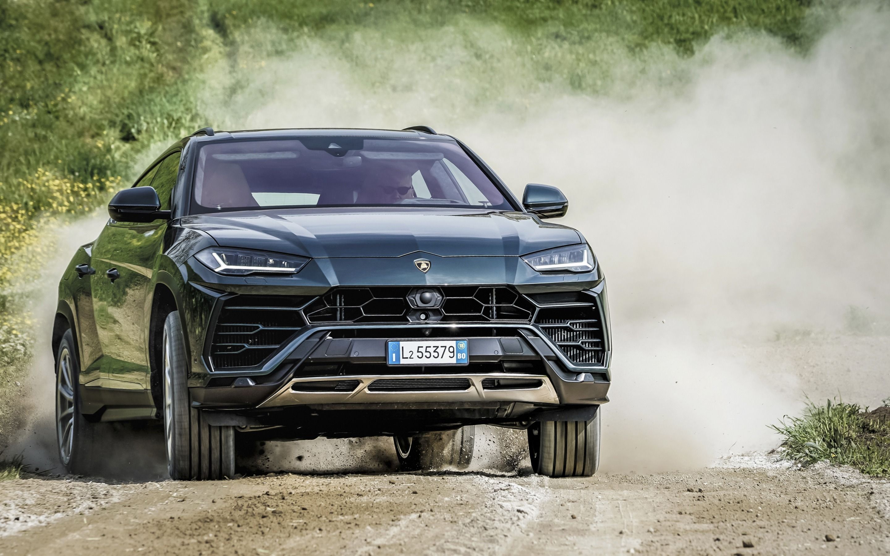 Download Wallpaper Lamborghini Urus, Sports SUV, New Gray Urus, Off Road, Italian Luxury Crossovers, Off Road Package, Lamborghini For Desktop With Resolution 2880x1800. High Quality HD Picture Wallpaper